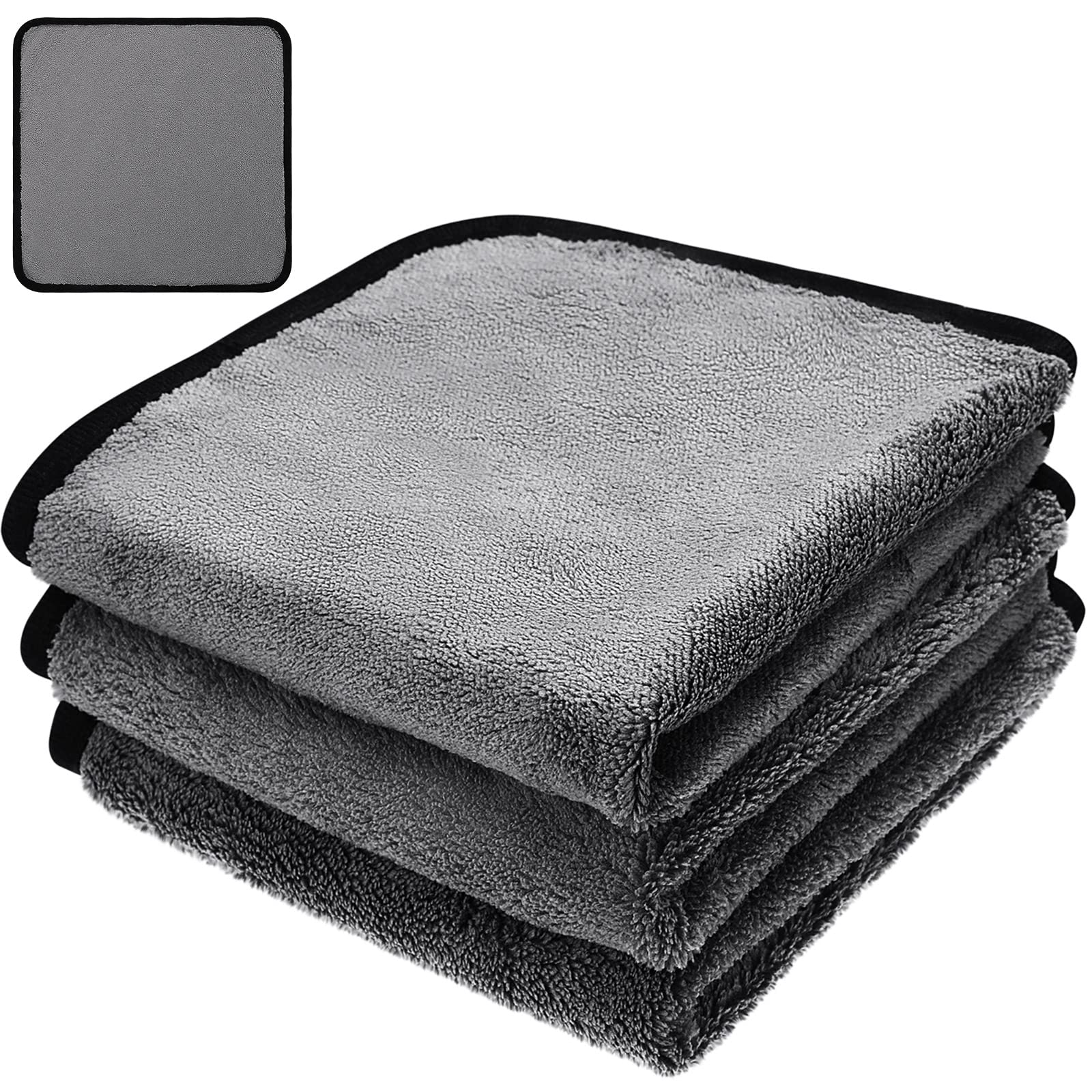 3 Pack Plush Microfiber Guitar Cloth Soft Cleaning Polishing Cloth Microfiber Towels For Guitar Bass Violin Piano Cleaning Instr