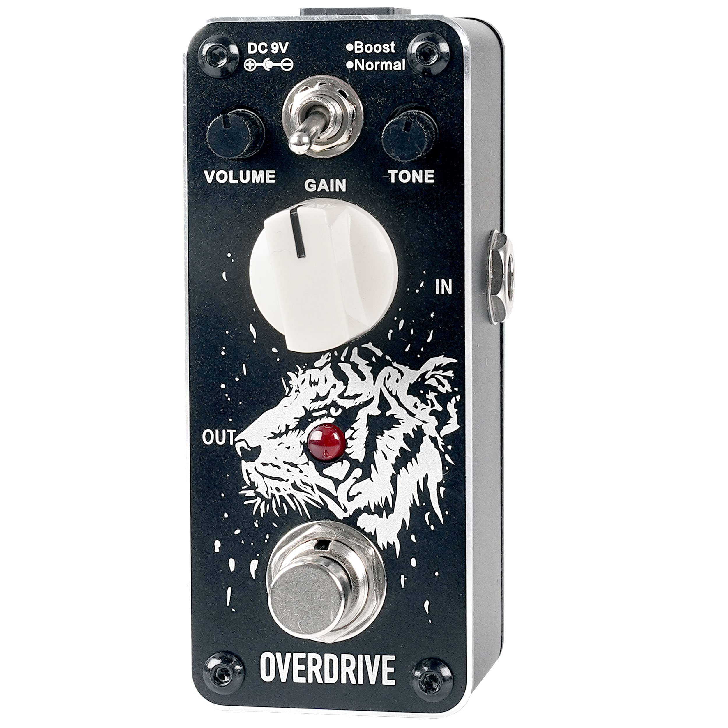 Sondery Overdrive Guitar Effect Pedal, Tube Overdrive Of A Valve Combo Amplifier Sound - True Bypass, 2 Modes Of Boost And Norma