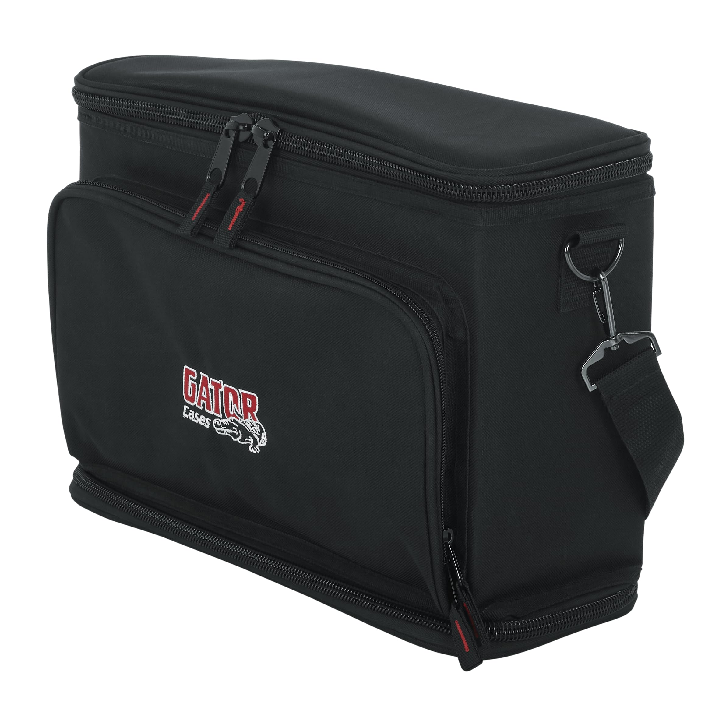 Gator Cases Padded Carry Bag to Hold Shure BLX Style Wireless System with (2) Microphones and (2) Body Packs, (GM-DUALW)