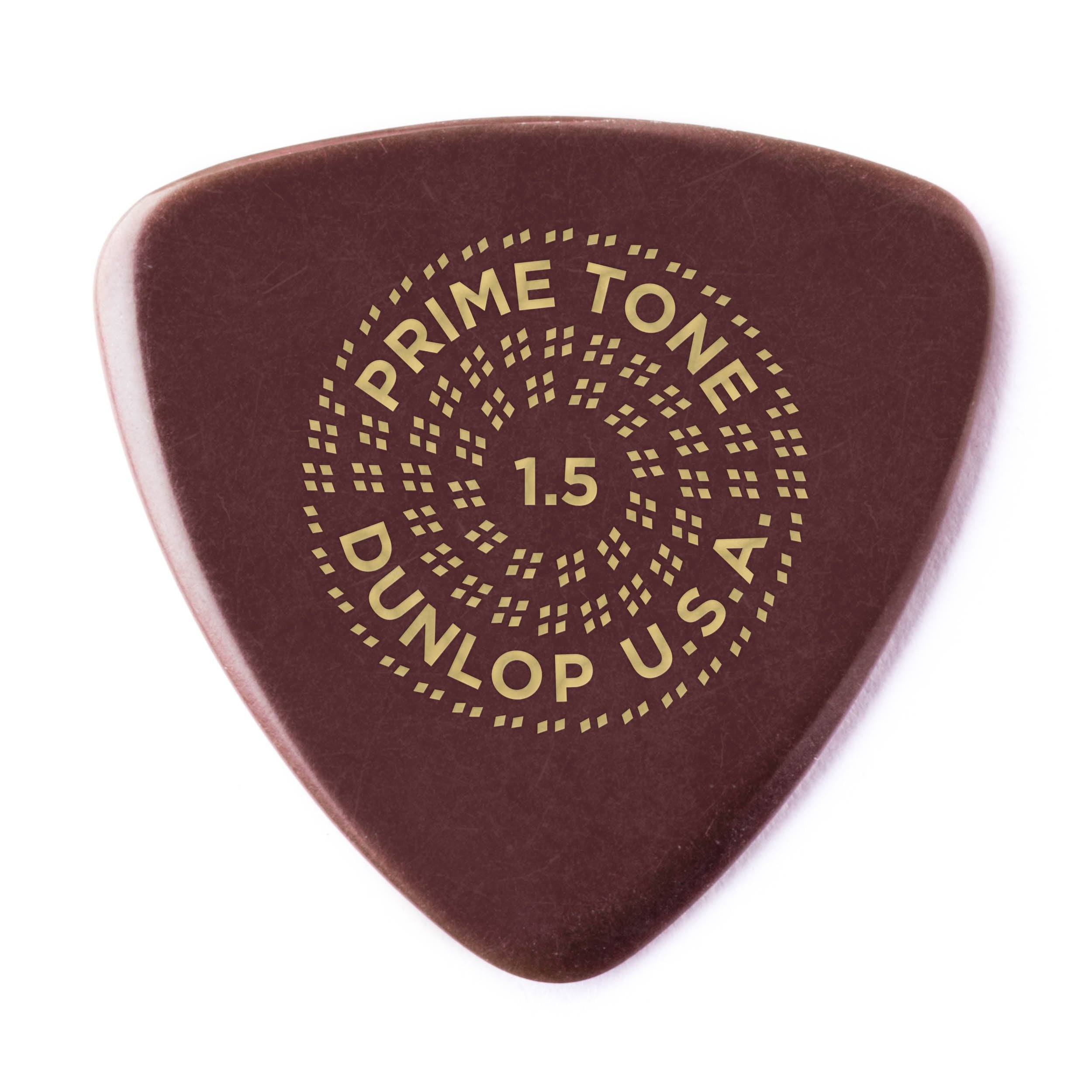 Jim Dunlop 517P150 Primetone Small Triangle Smooth Pick 1.5Mm- 3 Pack