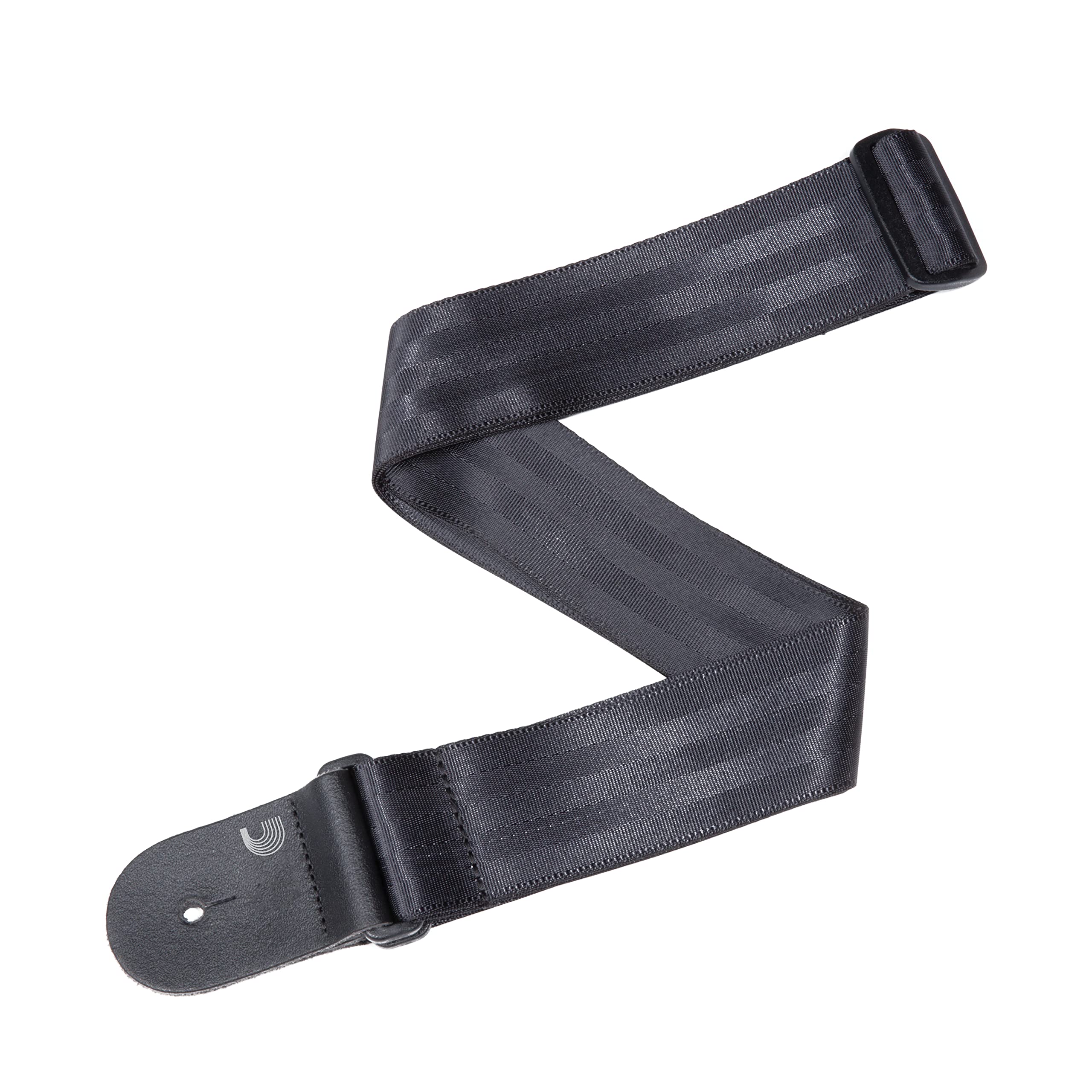 DAddario Seat Belt Guitar Strap, Black 50mm