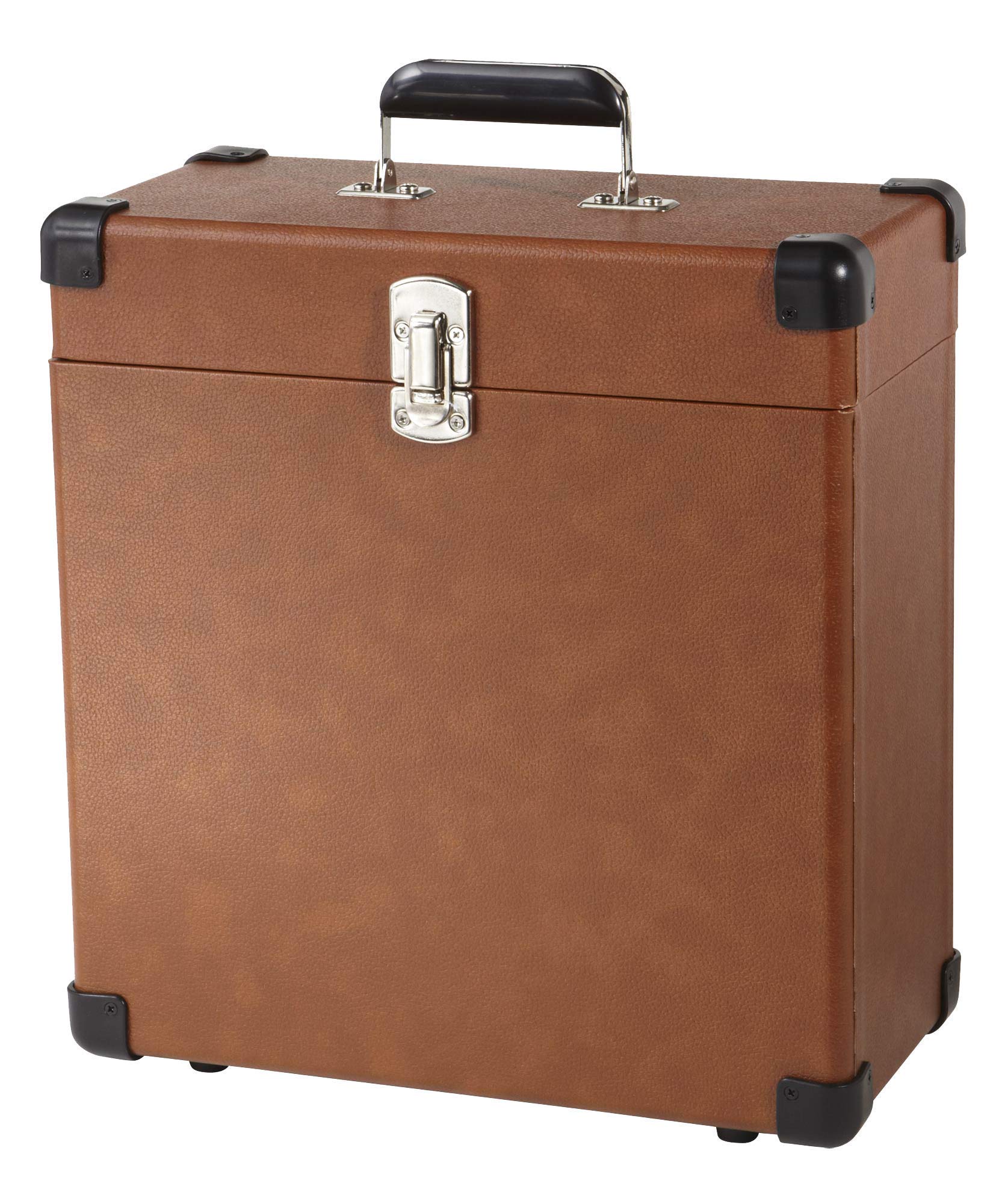 Crosley CR401-TA Record Carrier Case for 30+ Albums, Tan