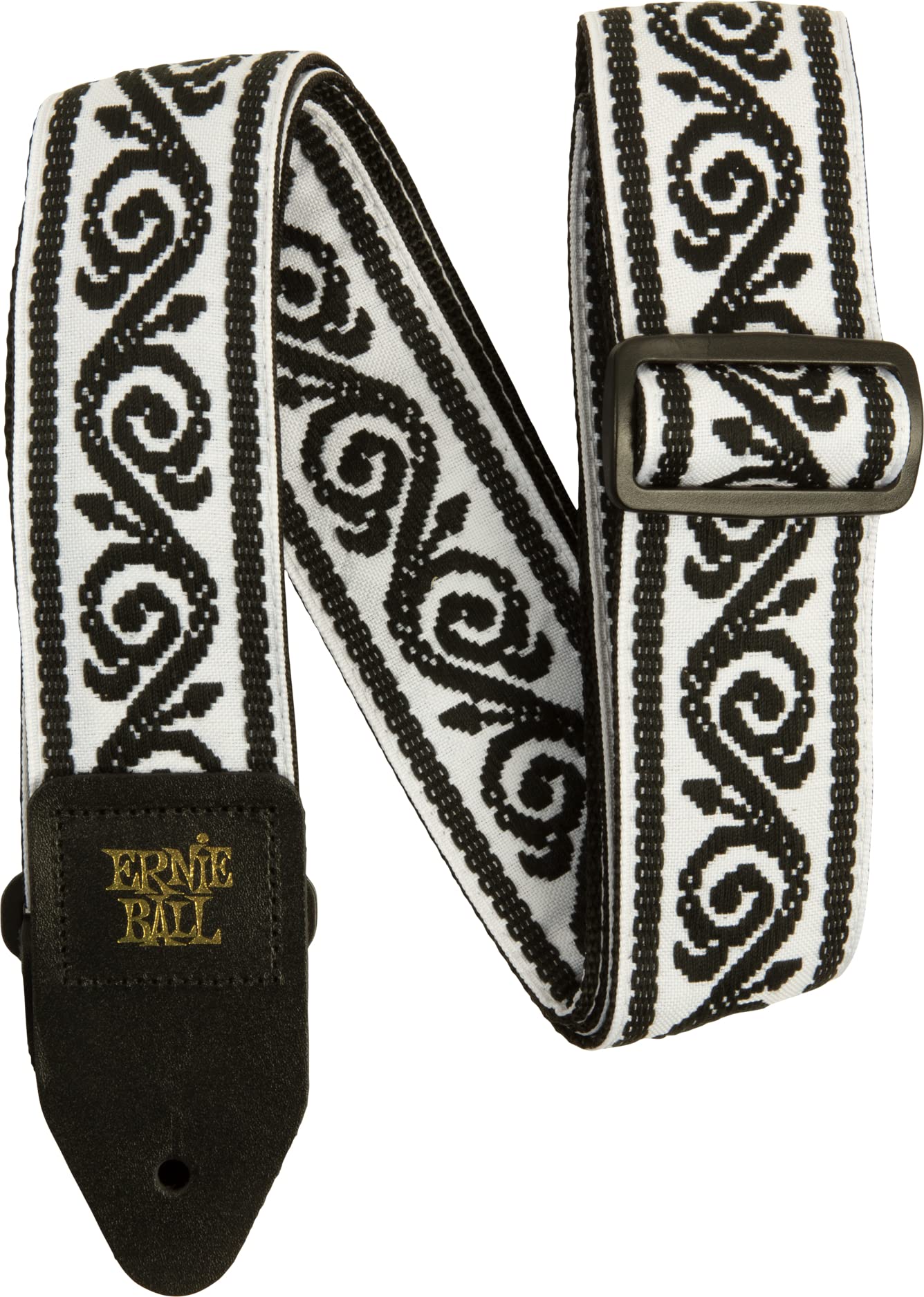 Ernie Ball Jacquard Guitar Strap, Black Vine (P05342)
