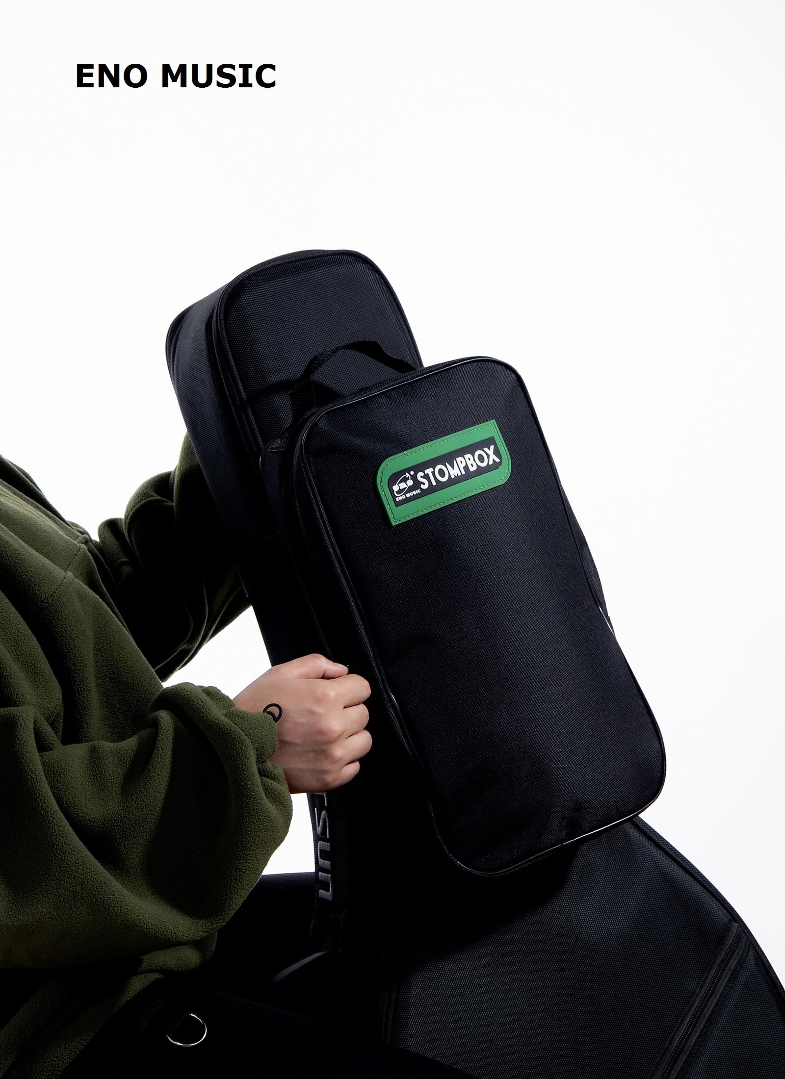 ENO MUSIC 14'' Mini Pedal Board Bag Guitar Effects Compact Small Pedalboard Bag