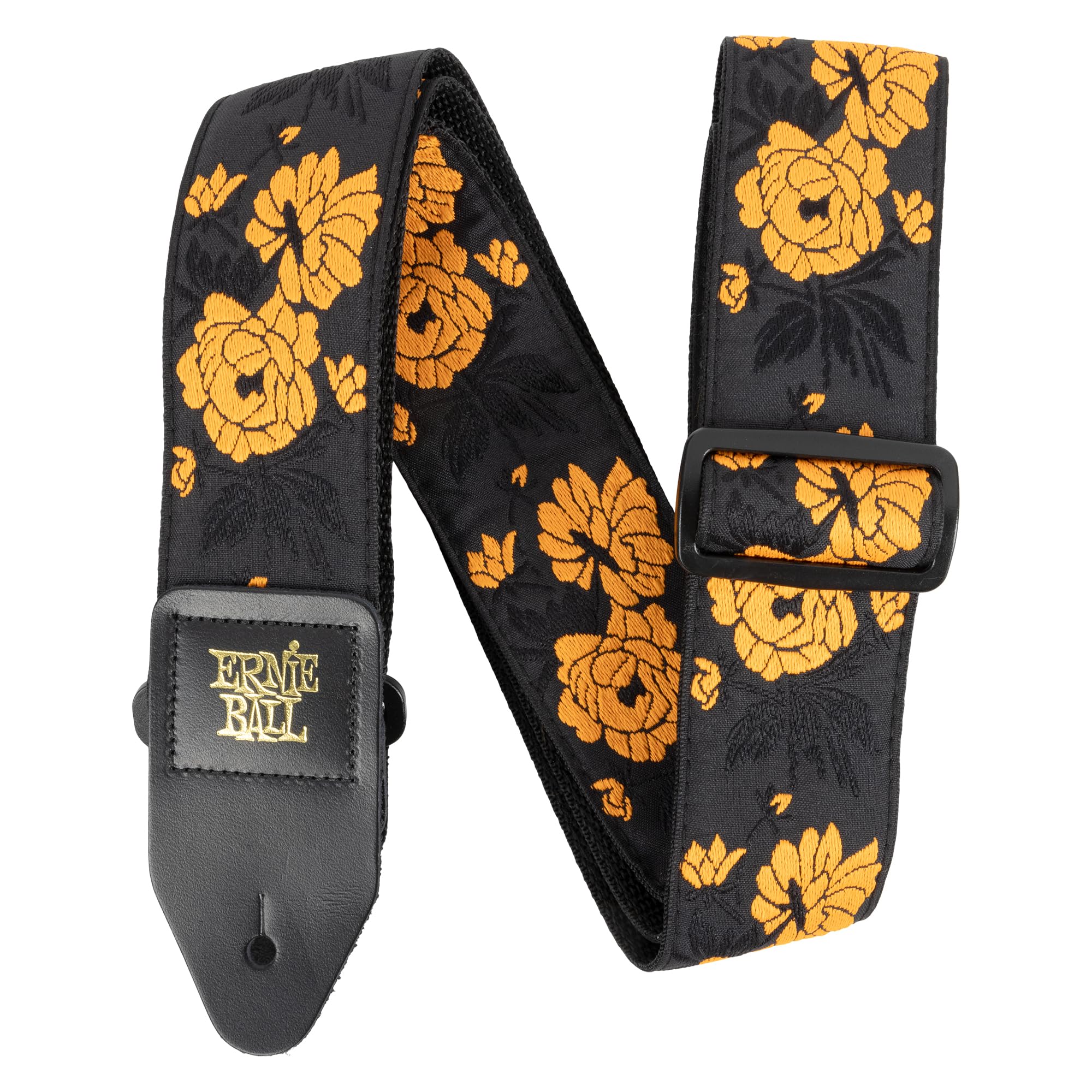Ernie Ball Classic Jacquard Guitar/Bass Strap - Tangerine Rose