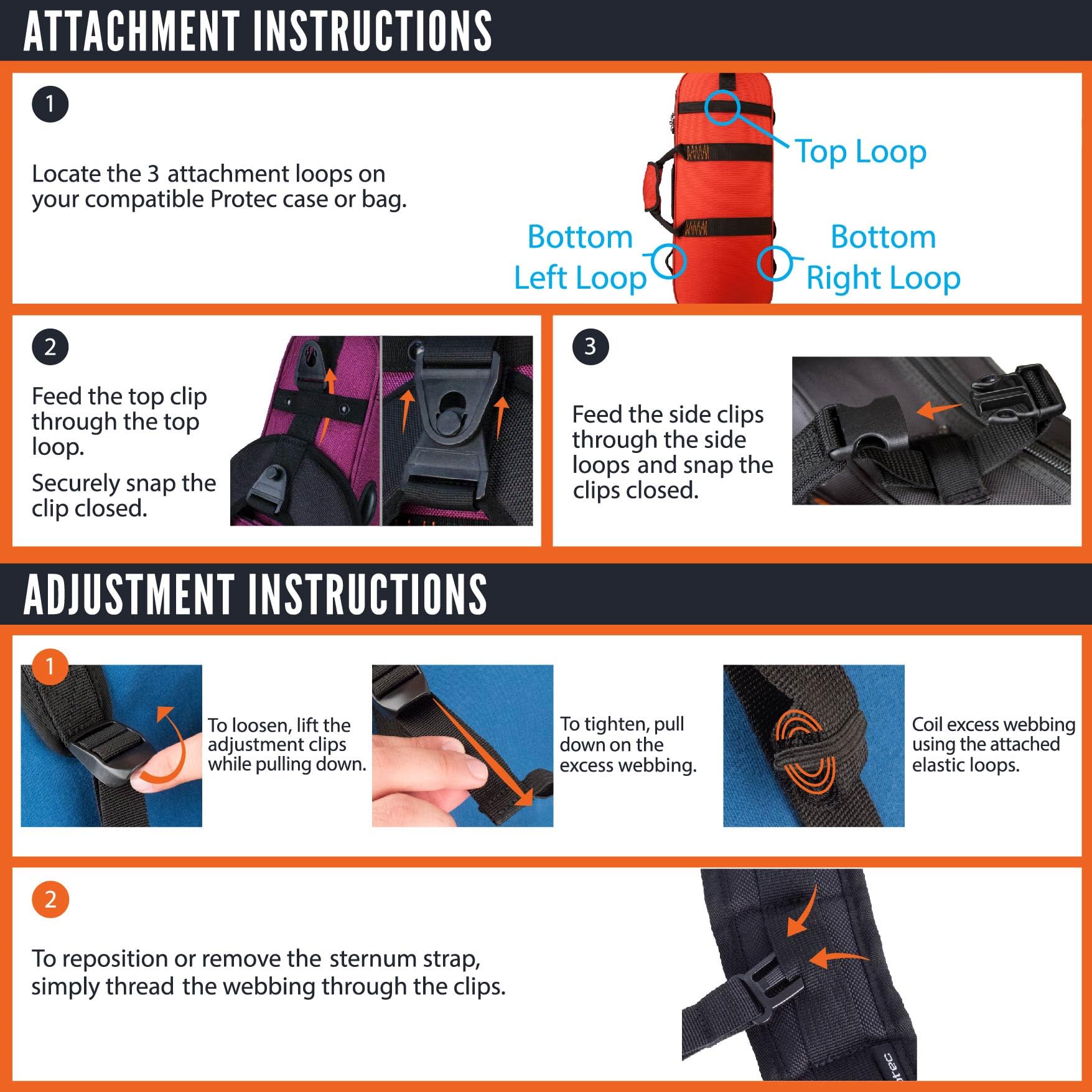 Protec Padded Backpack Strap,Black