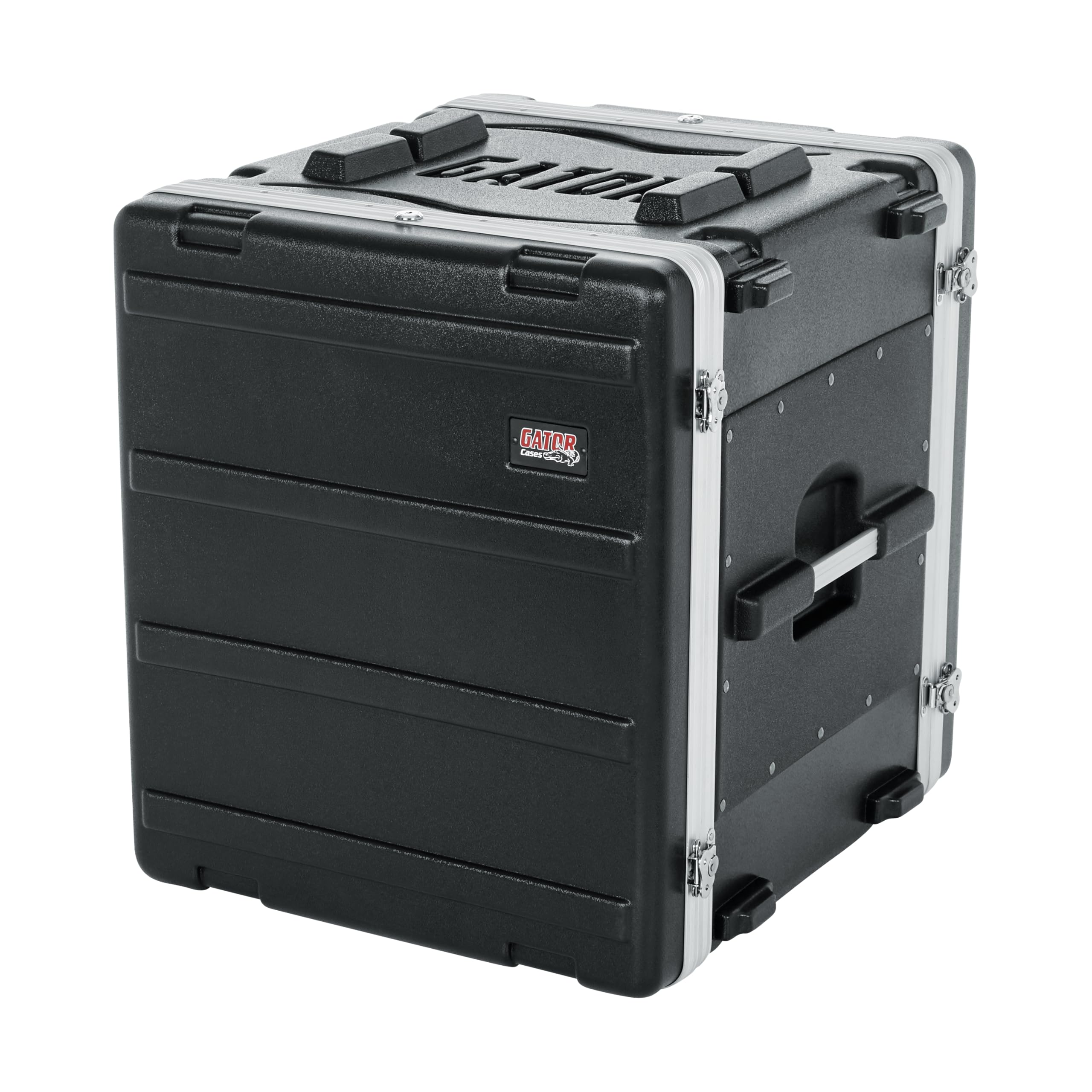 Gator Cases Lightweight Molded 12U Rack Case with Heavy Duty Latches, Standard 19.25 Depth (GR-12L)
