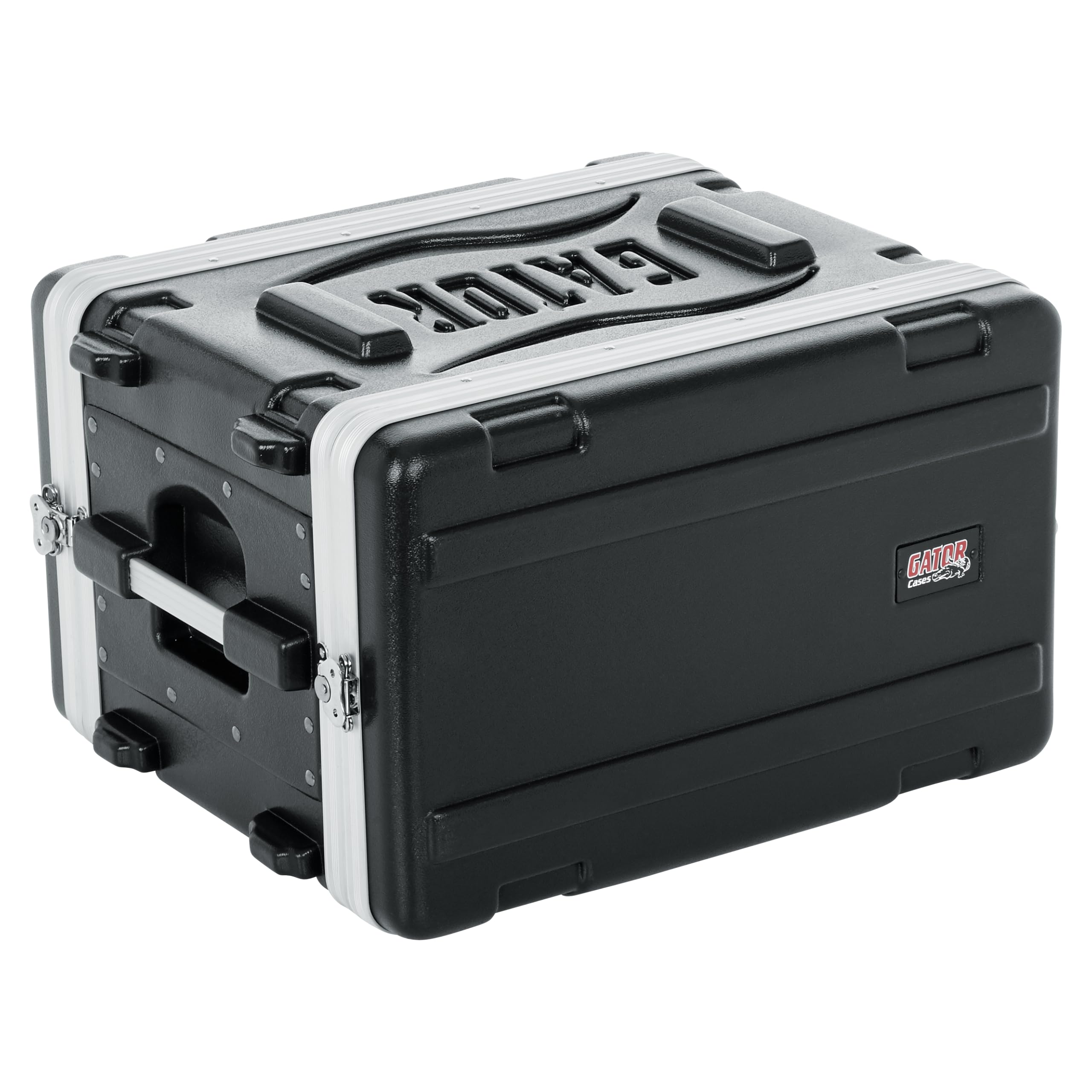 Gator Cases Lightweight Molded 6U Rack Case with Heavy Duty Latches, Shallow 14.25 Depth (GR-6S)