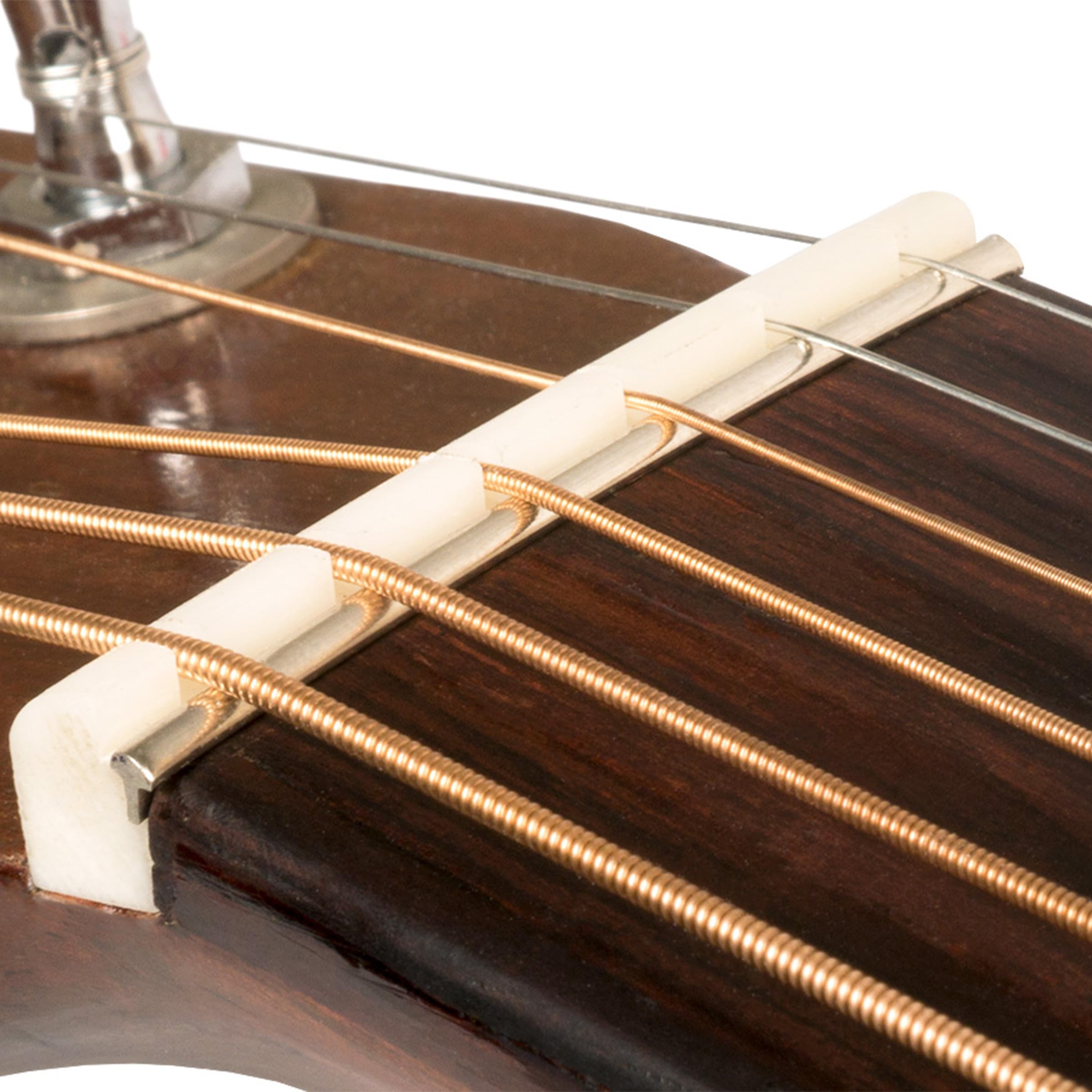 Zero Glide ZS-3 Slotted Replacement Nut for Guitars (Common on Martin)