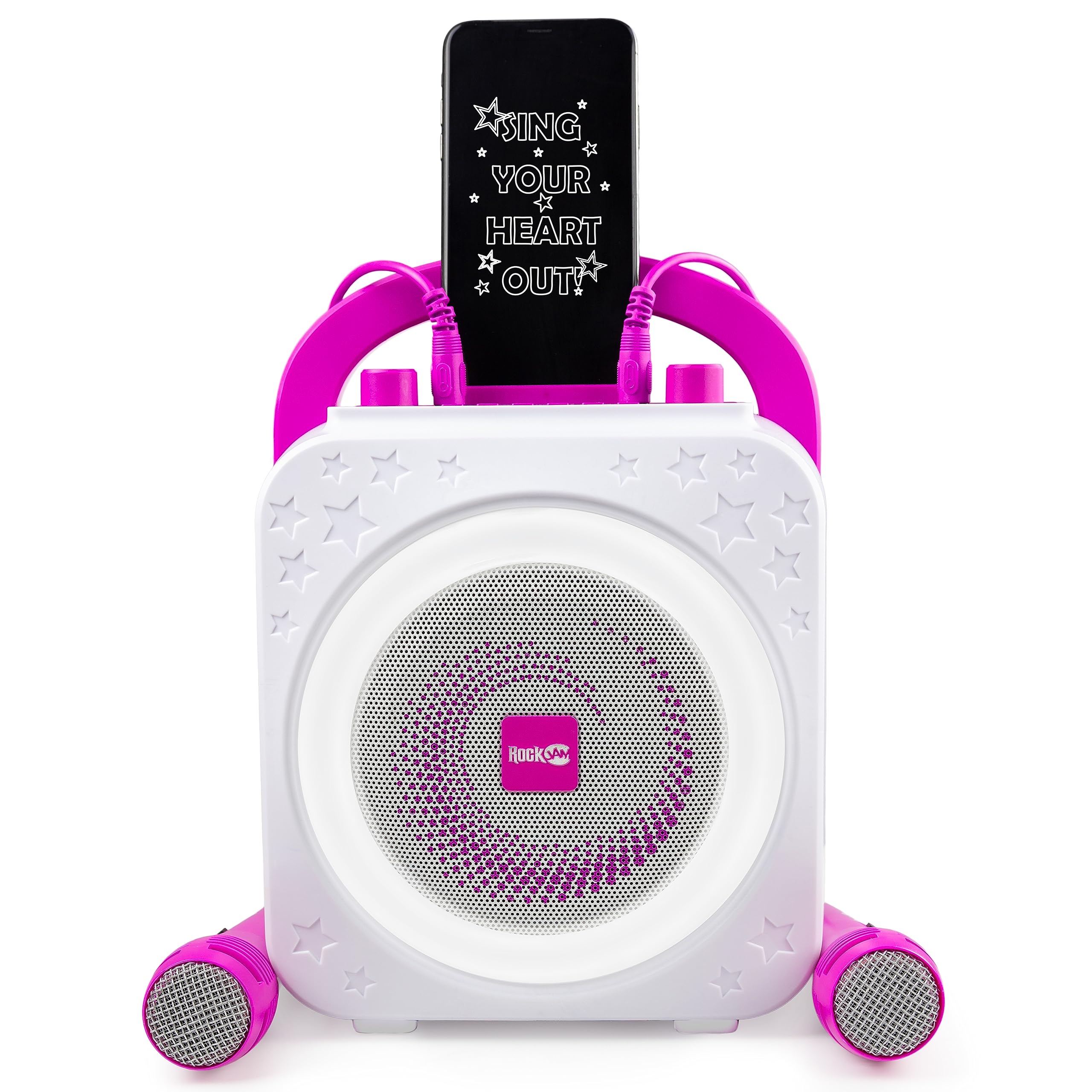 Rockjam Karaoke System-Portable, Pink (Rjps150Rl-Pk)