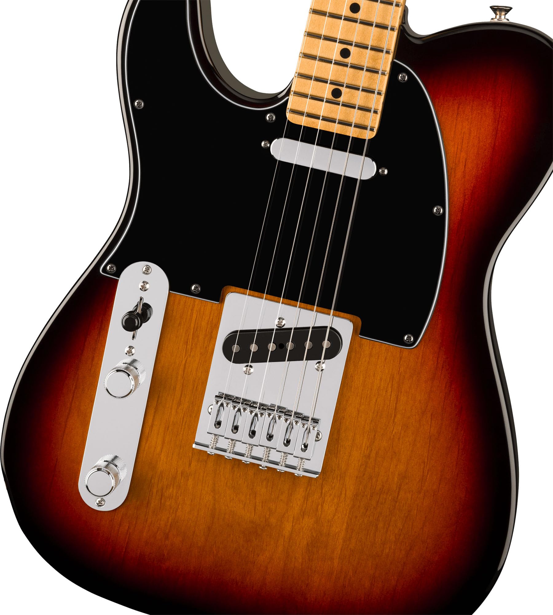 Fender Player II Telecaster Left-Handed - 3-Color Sunburst Bundle with Gig Bag, Strap, Cable, 3-Pack Picks and Guitar Cleaning K
