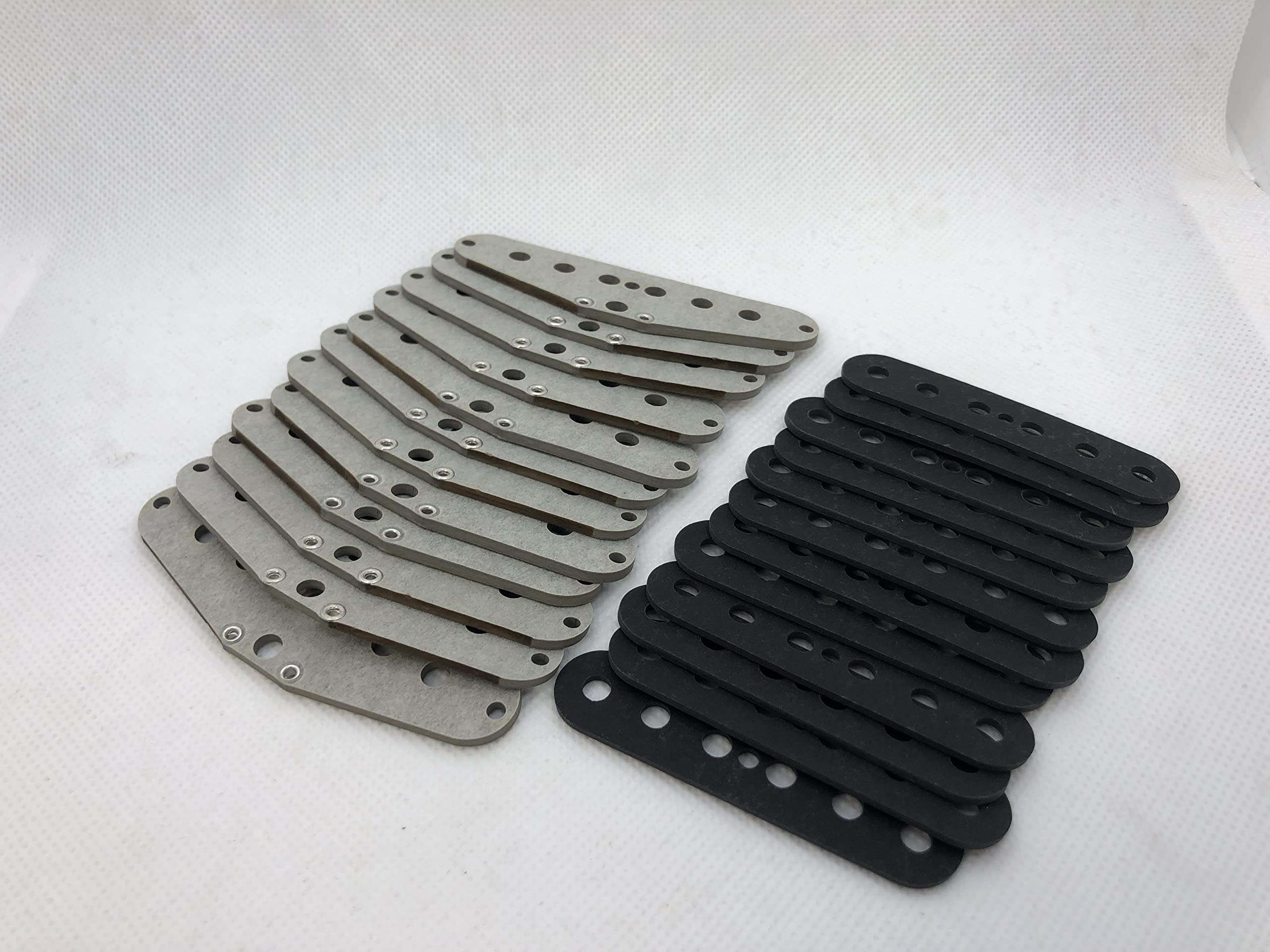 Single coil Strat pickup making flatwork bobbins - Grey - 12 bobbins
