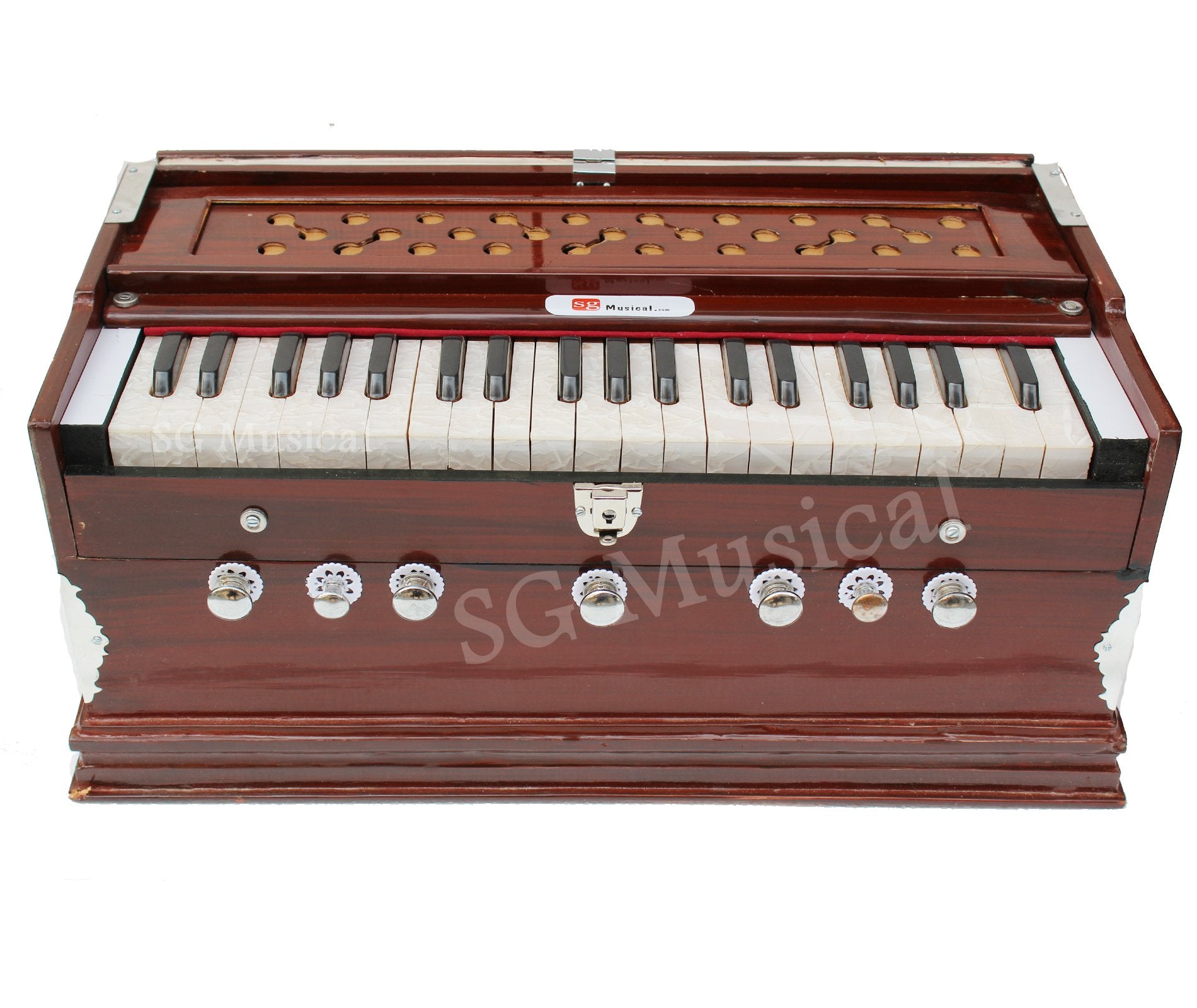 Lakha Harmonium Works Original Harmonium For Female | 7 Stops | By Sg Musical | 39 Keys | 17