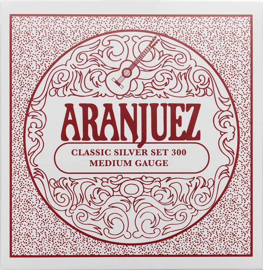 Aranjuez Strings - Spanish Guitar Strings - Nylon Classical Guitar Strings - Cuerdas Para Guitarra (Classic Silver 300)