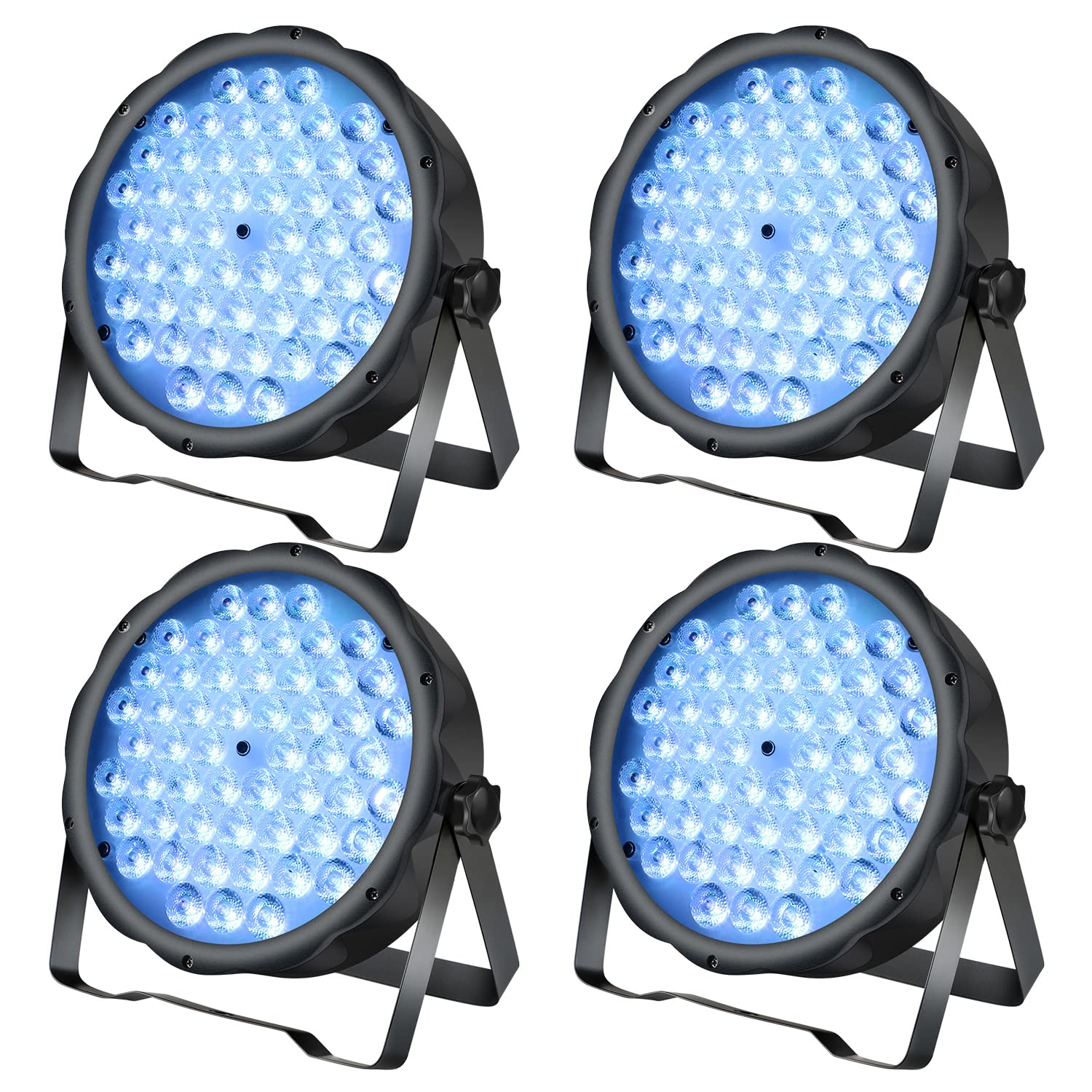 Betopper Led Par Lights 54 X 1.5W, Rgb Stage Lights Dmx Dj Lights Sound Activated With Stand, Strobe Light & Wash Par Lights Dmx