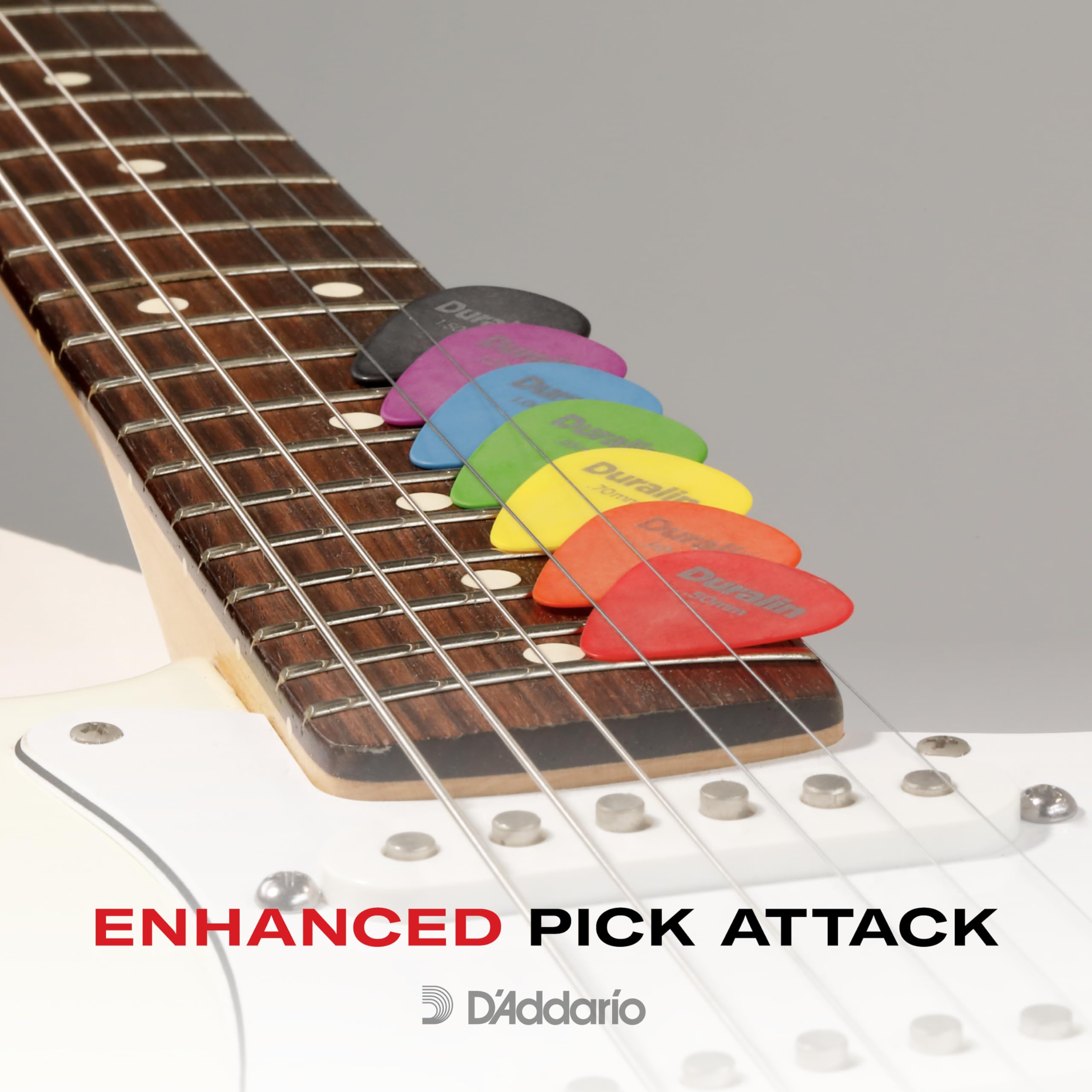 D 'Addario Duralin Guitar Picks - Guitar Accessories - Guitar Picks for Acoustic Guitar, Electric Guitar, Bass Guitar - Great St