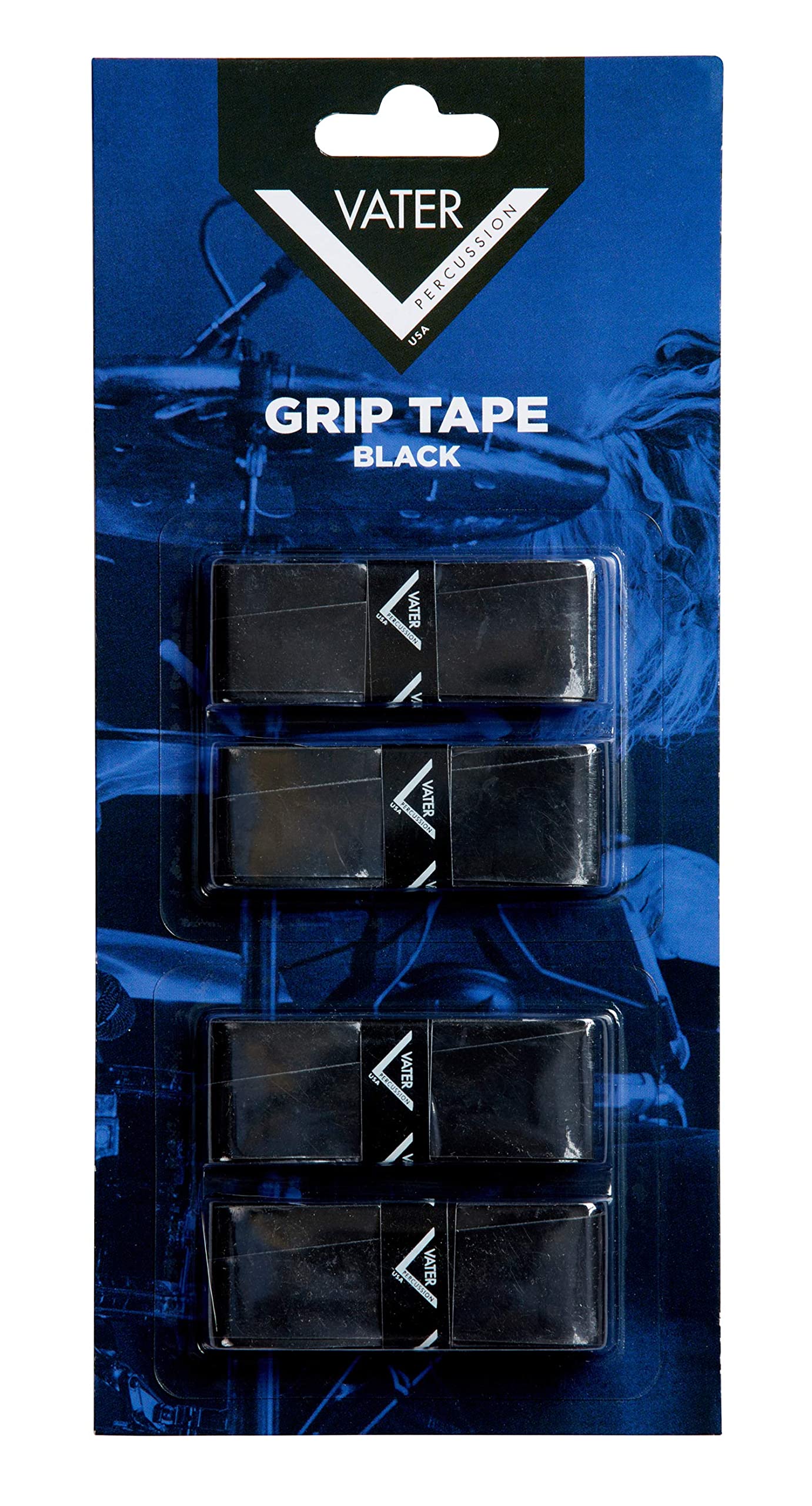 Vater VGTB Grip Tape, Black (4-Pack)