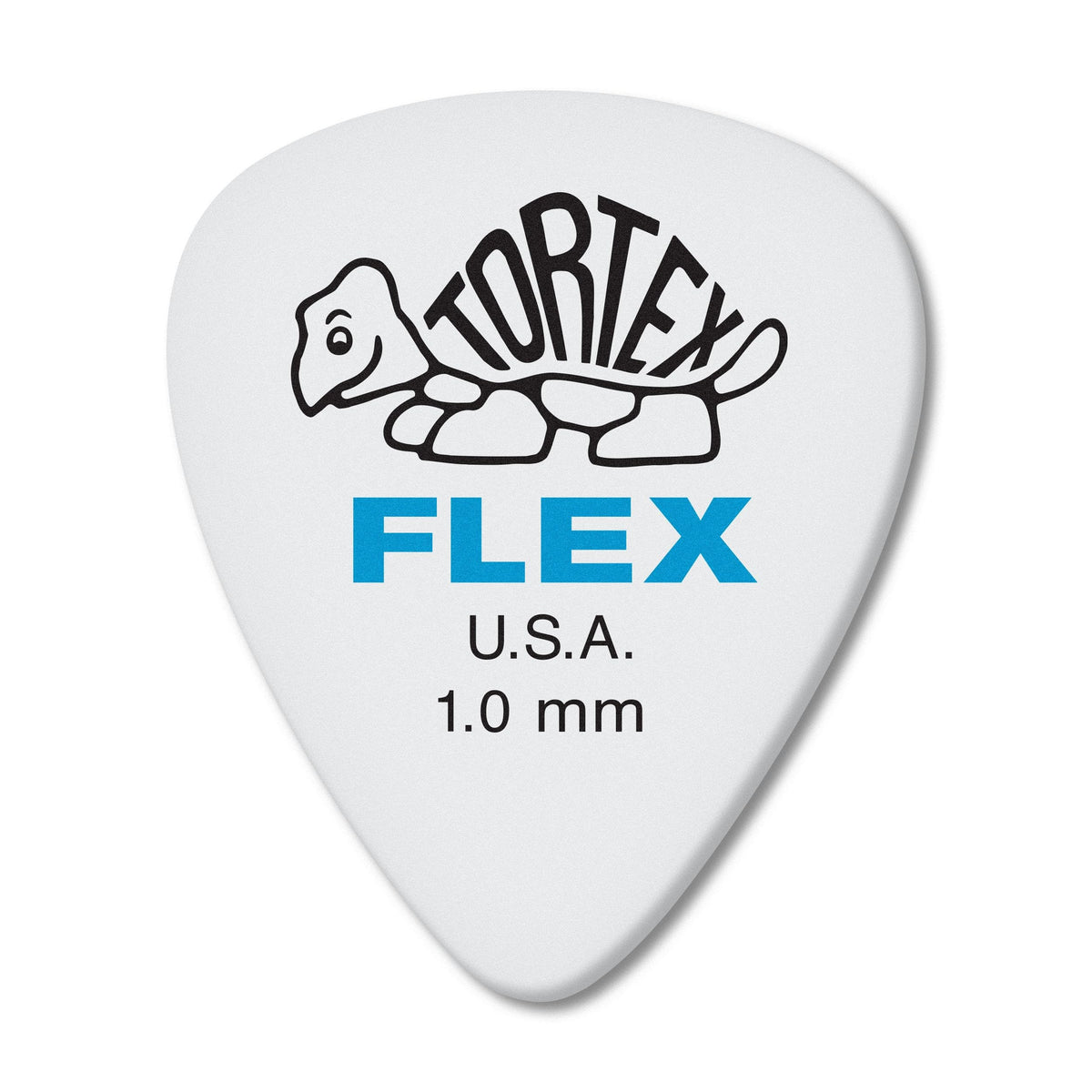 Jim Dunlop Dunlop Tortex Flex Standard 1.0Mm Blue Guitar Pick-72 Pack (428R1.0)
