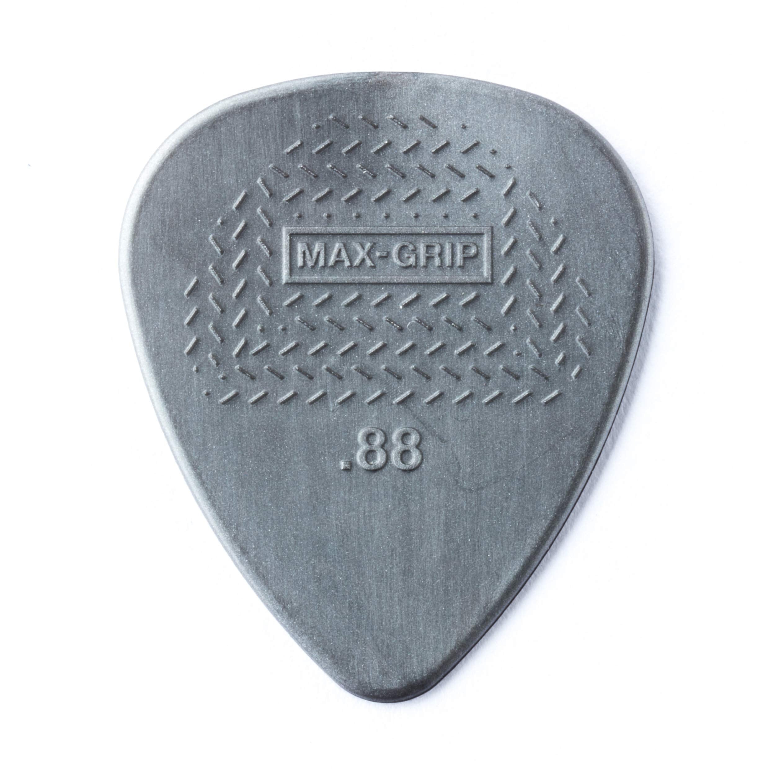Jim Dunlop 449P.88 Max-Grip Nylon Standard, Dark Gray, .88Mm, 12/Player'S Pack