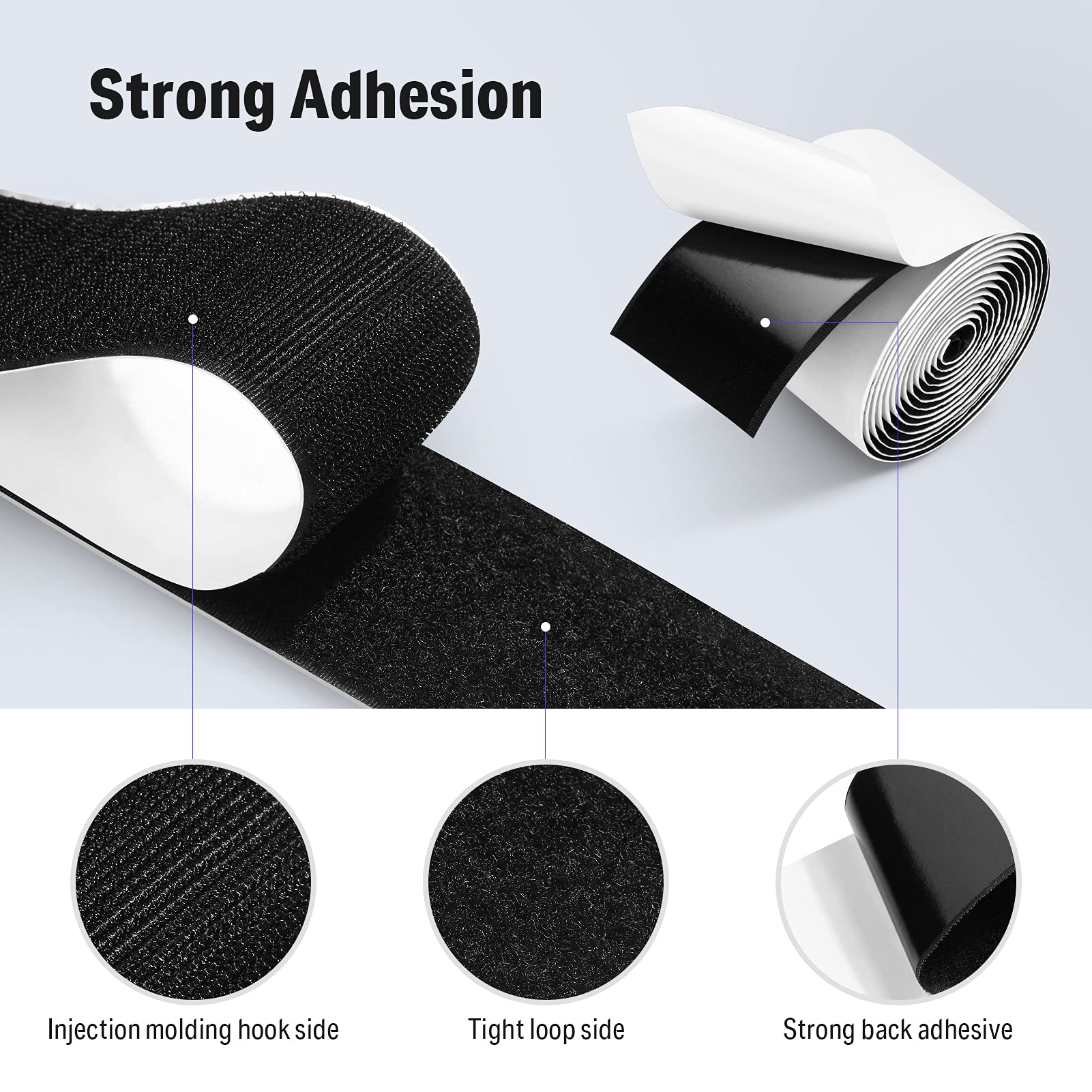 Donner Pedalboard Pedal Tape?Guitar Pedal Board Mounting Tape Length 2M Width 5CM Hook + Loop