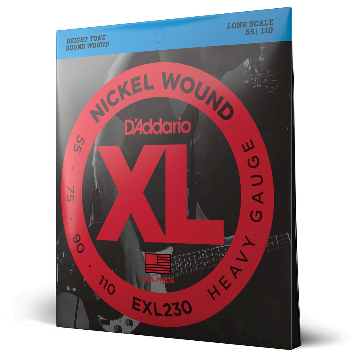 Daddario Bass Guitar Strings - Xl Nickel Bass Strings - Exl230 - Perfect Intonation, Consistent Feel, Powerful Durability - For