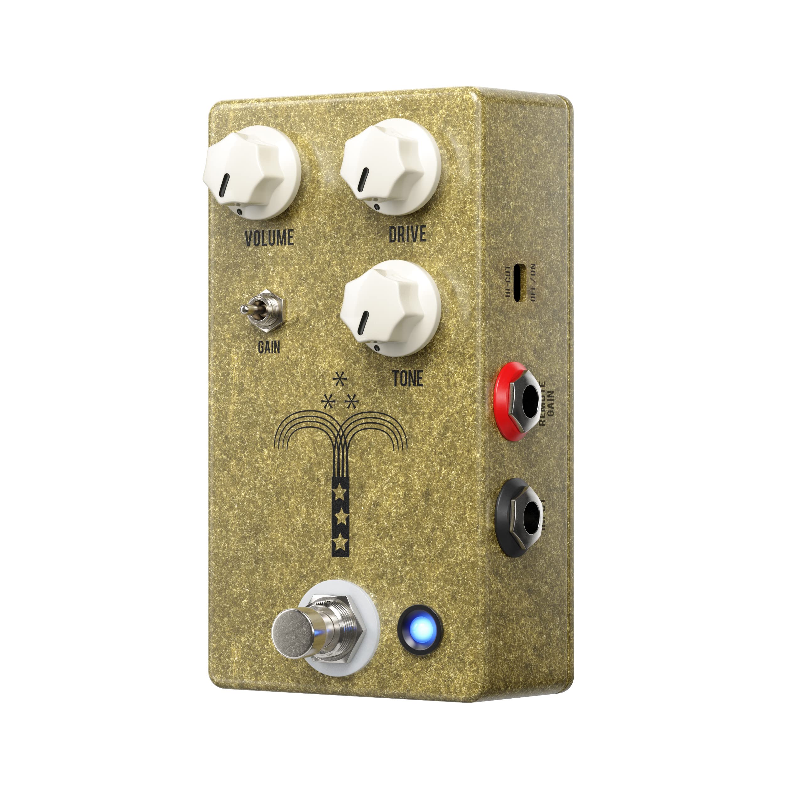 JHS Pedals Morning Glory V4 Overdrive Guitar Effects Pedal, Gold