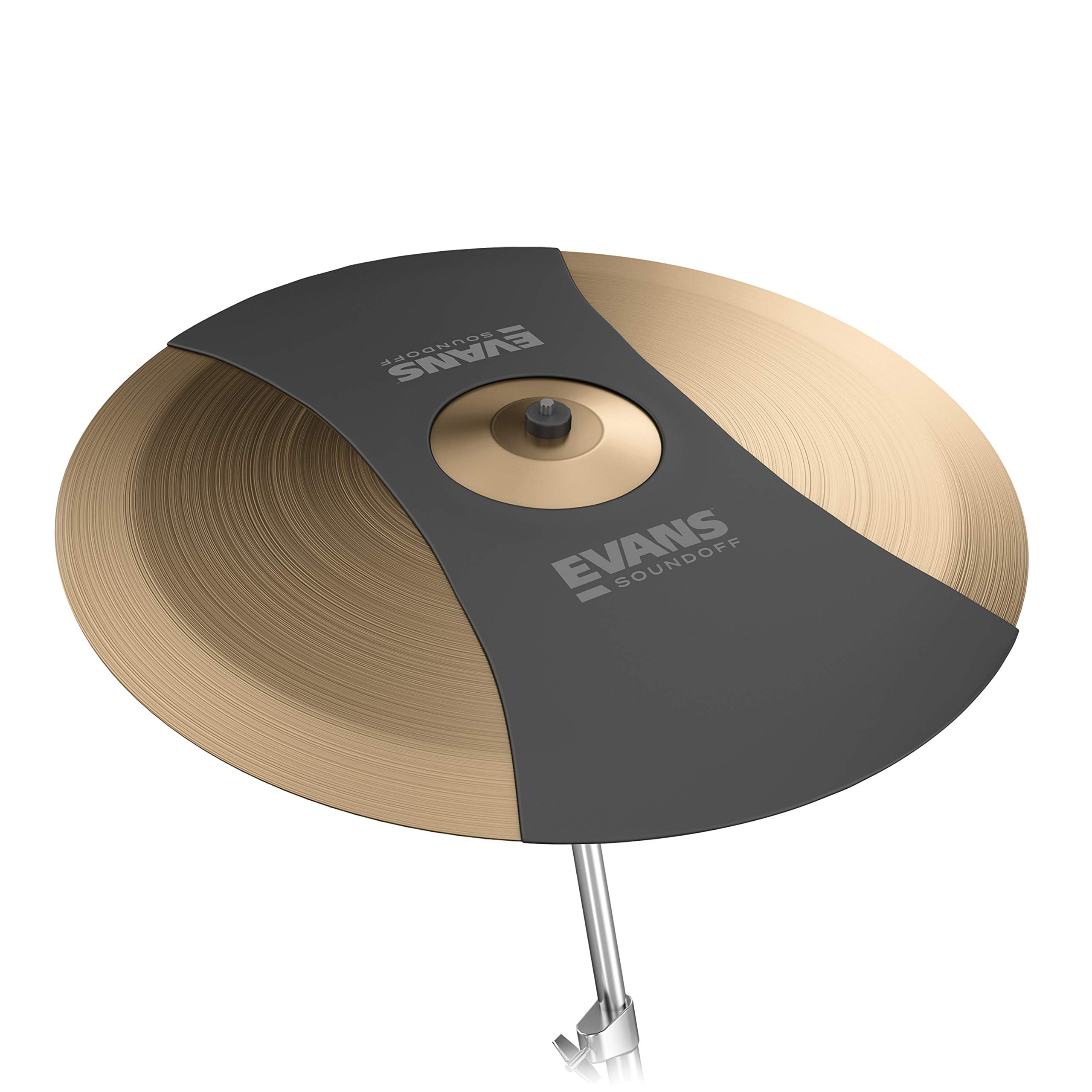 Evans Soundoff Drum Mute Pads - Drum Pads for Acoustic Drum Sets - Drum Mutes Pack - For Ride Cymbals - Great for Silencing Drum