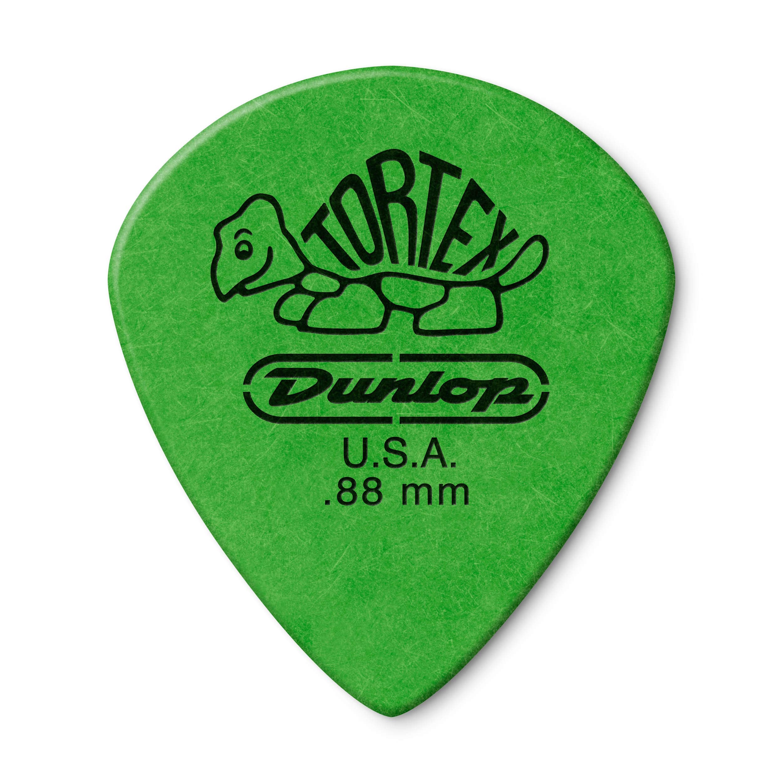 Jim Dunlop Tortex Jazz Iii Xl .88Mm Green Guitar Picks - 72 Pack