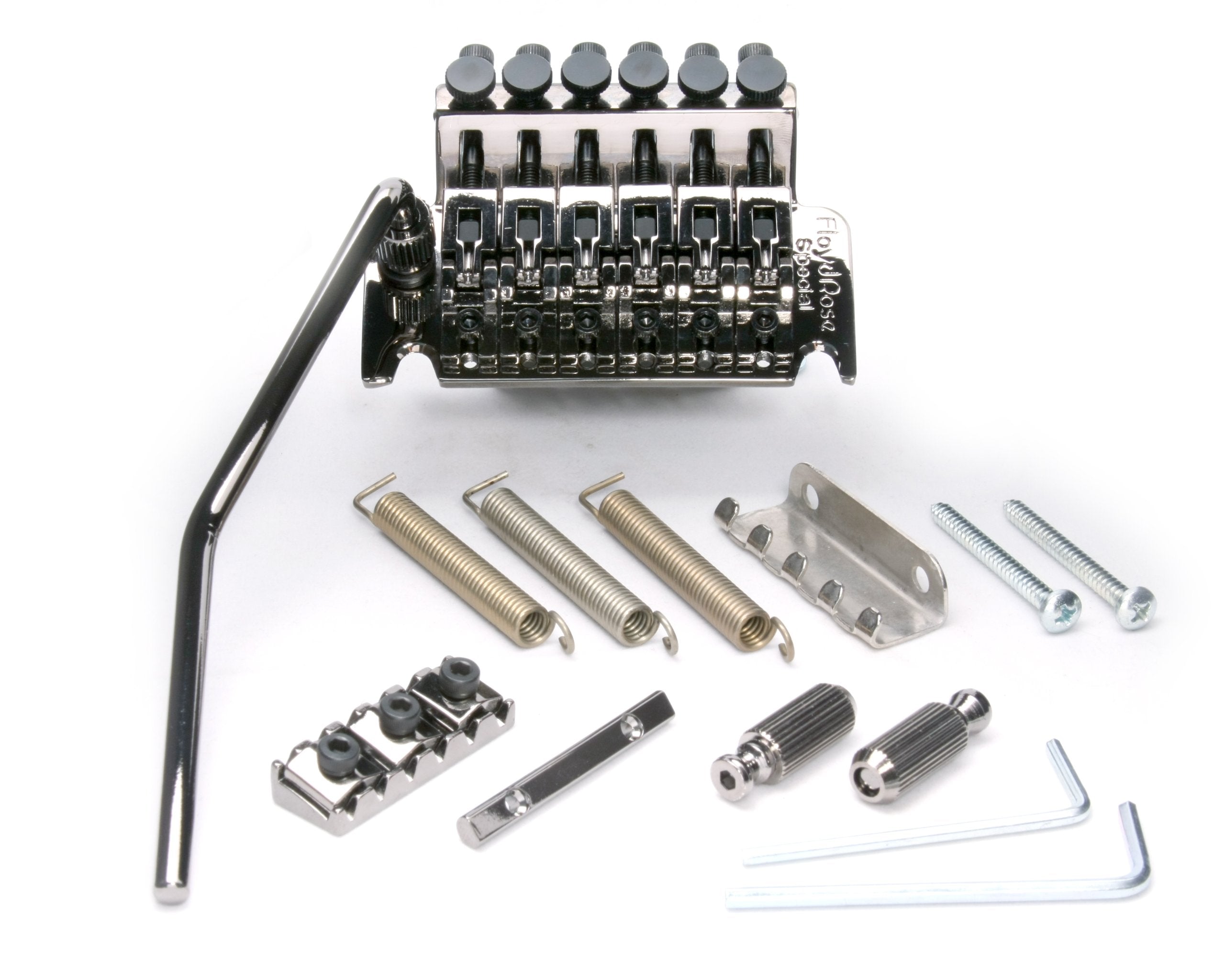 Floyd Rose 0385-048 Special Series Tremolo Bridge W/ R2Bn Nut Black Nickel