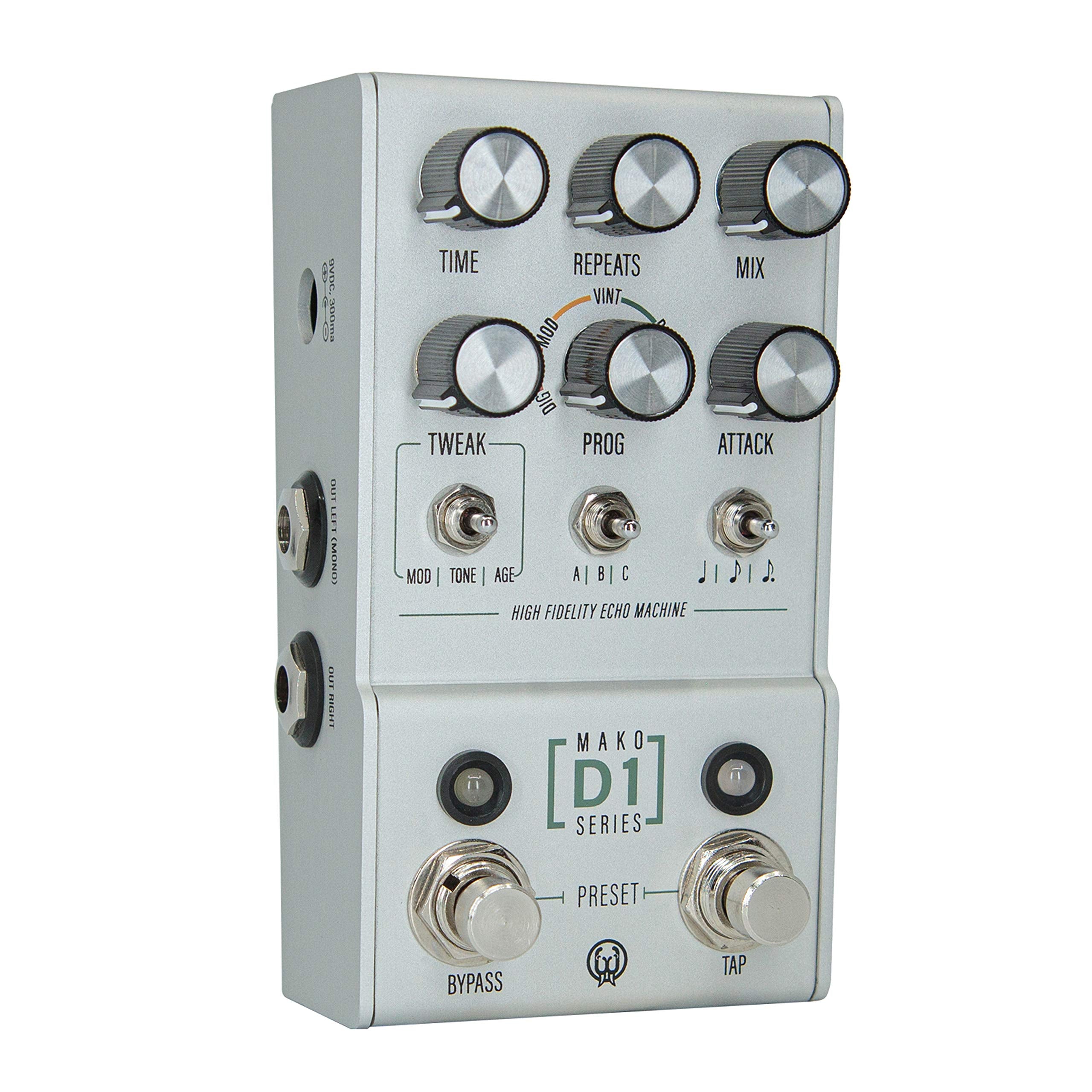 Walrus Audio MAKO Series D1 High-Fidelity Stereo Delay Pedal