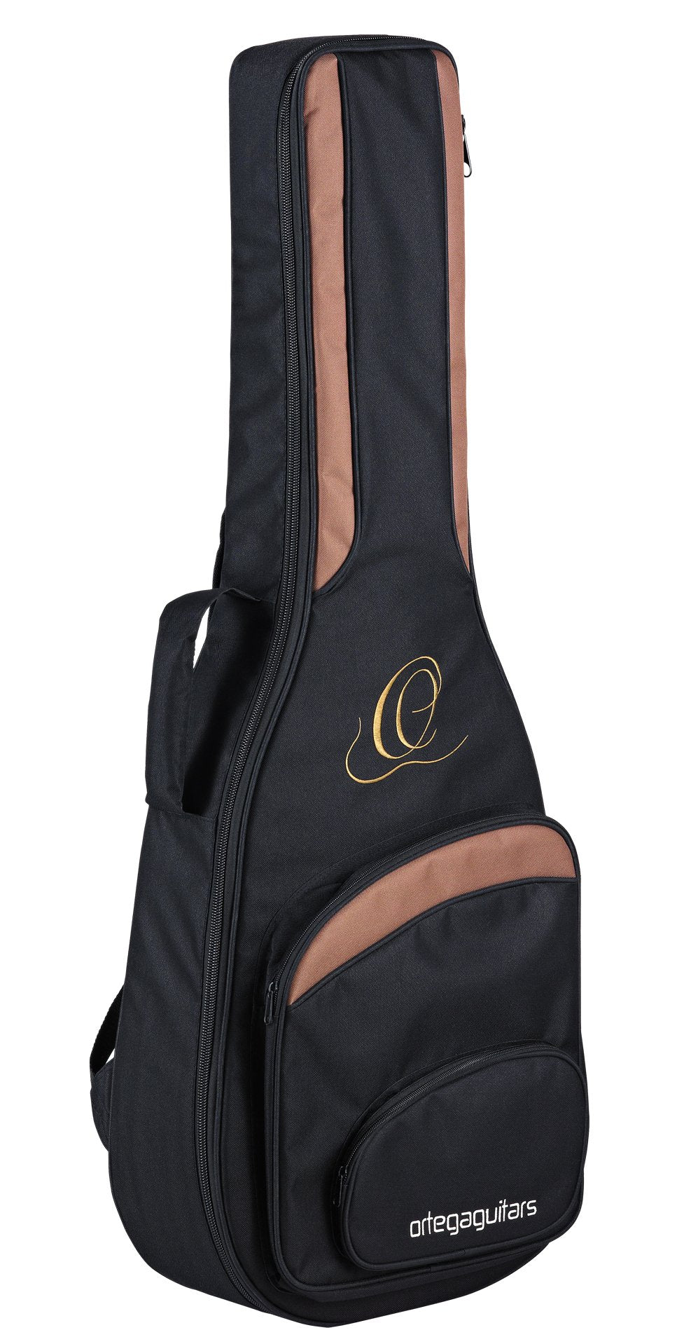 Ortega Guitars 3/4 Size Classical Guitar Pro Deluxe Gig Bag-Extra Thick Padding-Black (Onb34)