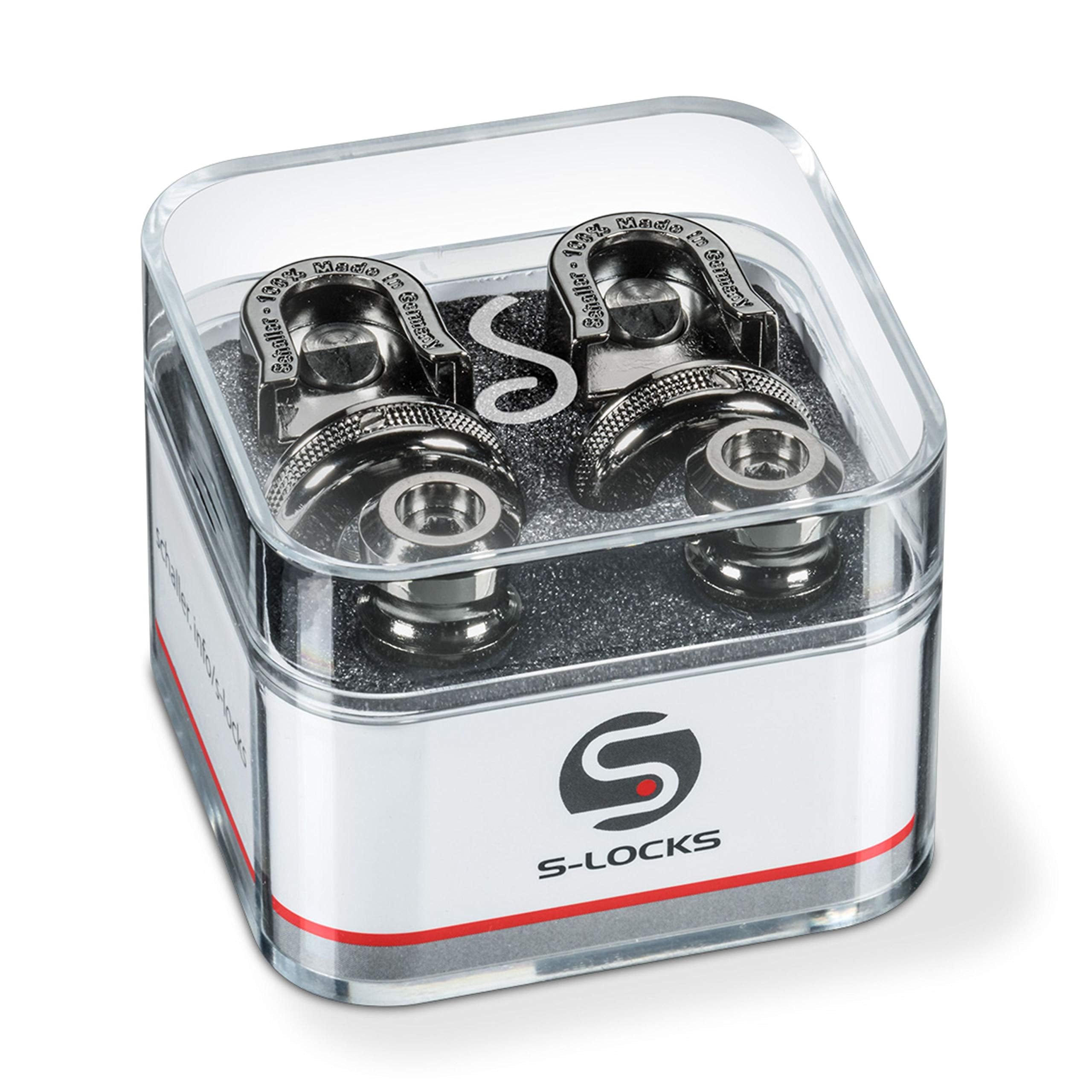Schaller Ruthenium Security Locks for Guitar Straps (SCH14010601)