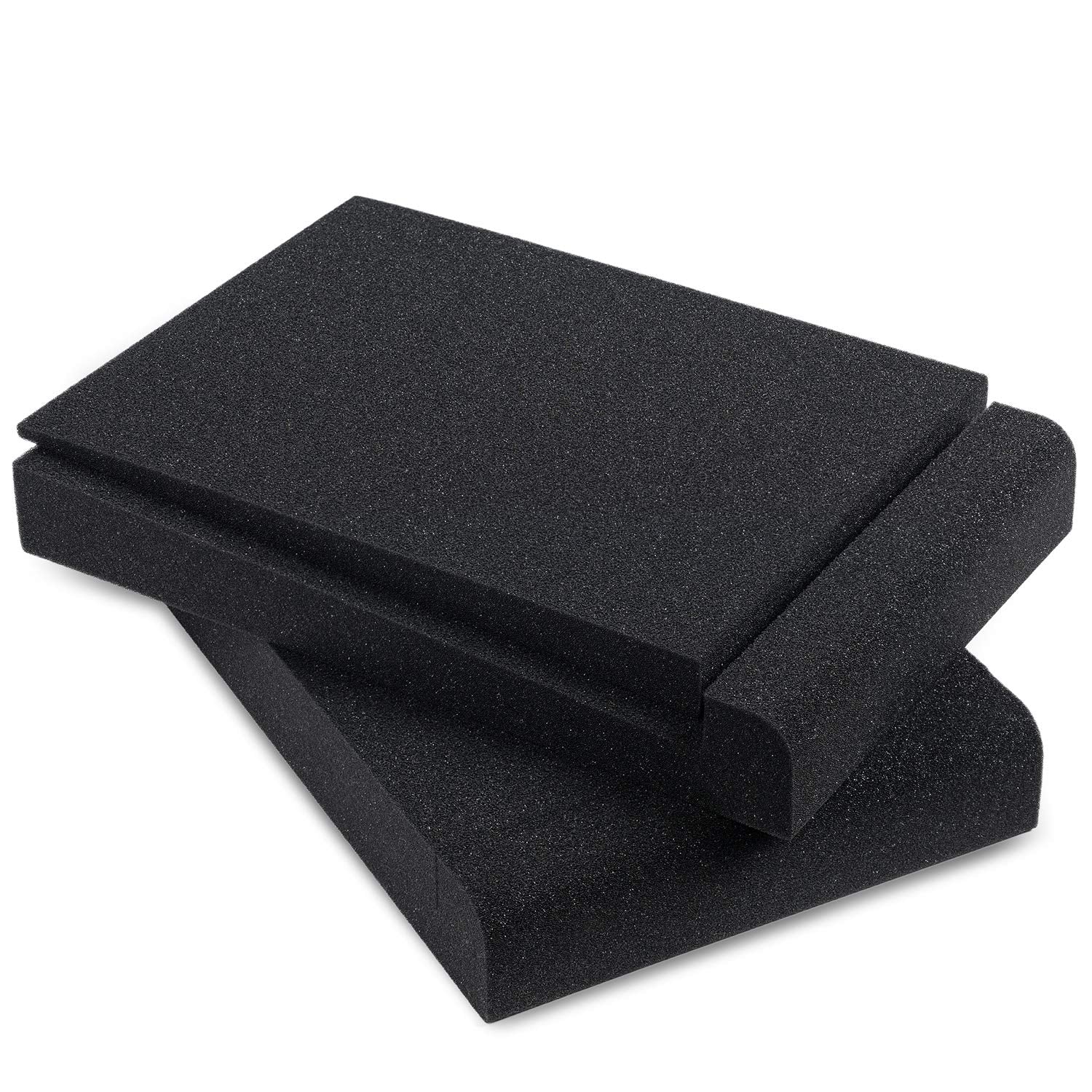 Sound Addicted - Studio Monitor Isolation Pads For 5 Inch Monitors, Pair Of Two High Density Acoustic Foam Which Fits Most Speak