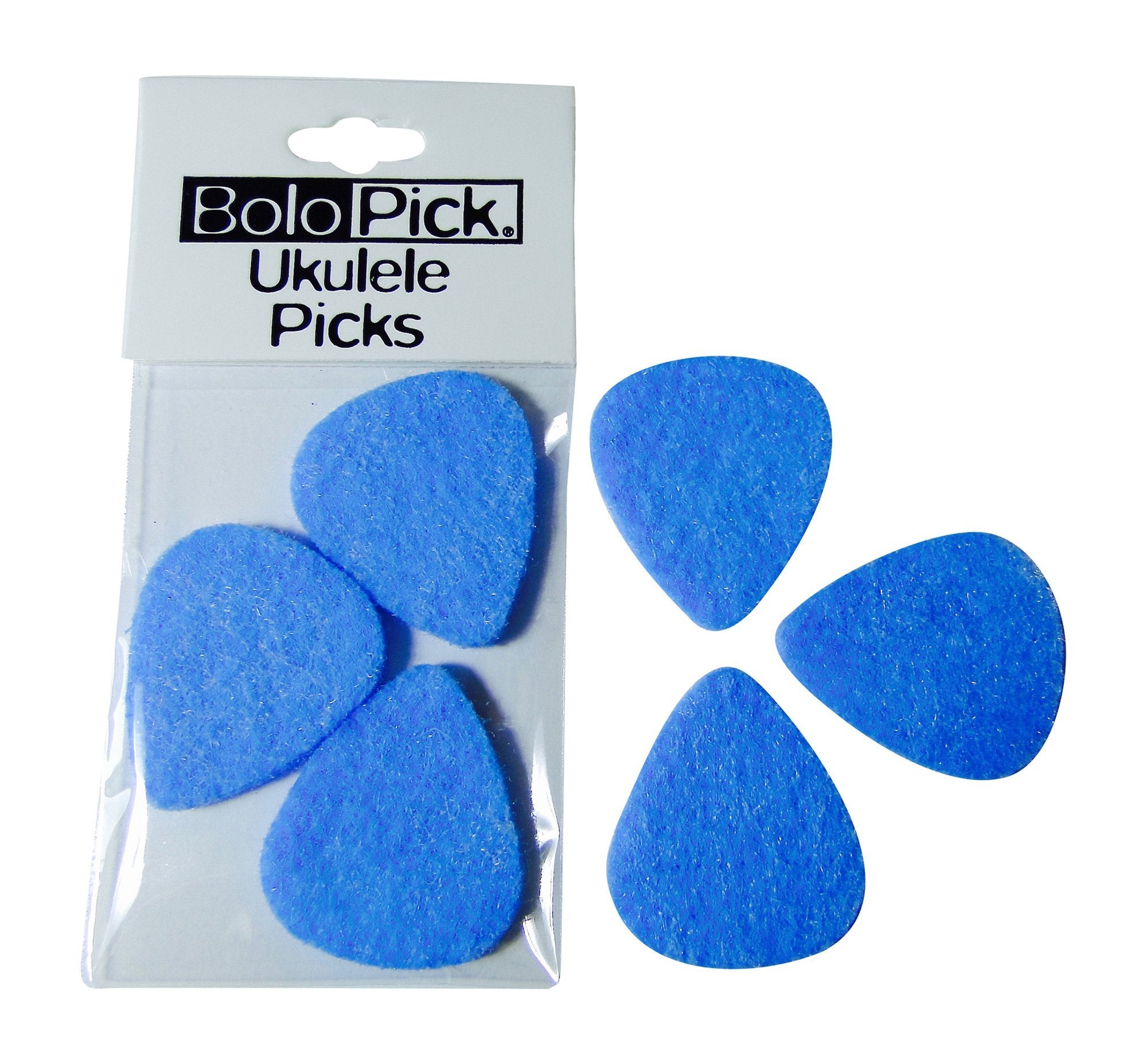 Bolopick Ukulele Picks, 6 Piece Original Recipe Felt Uke Picks For Ukulele, Guitar, Bass, Autoharp, Banjo