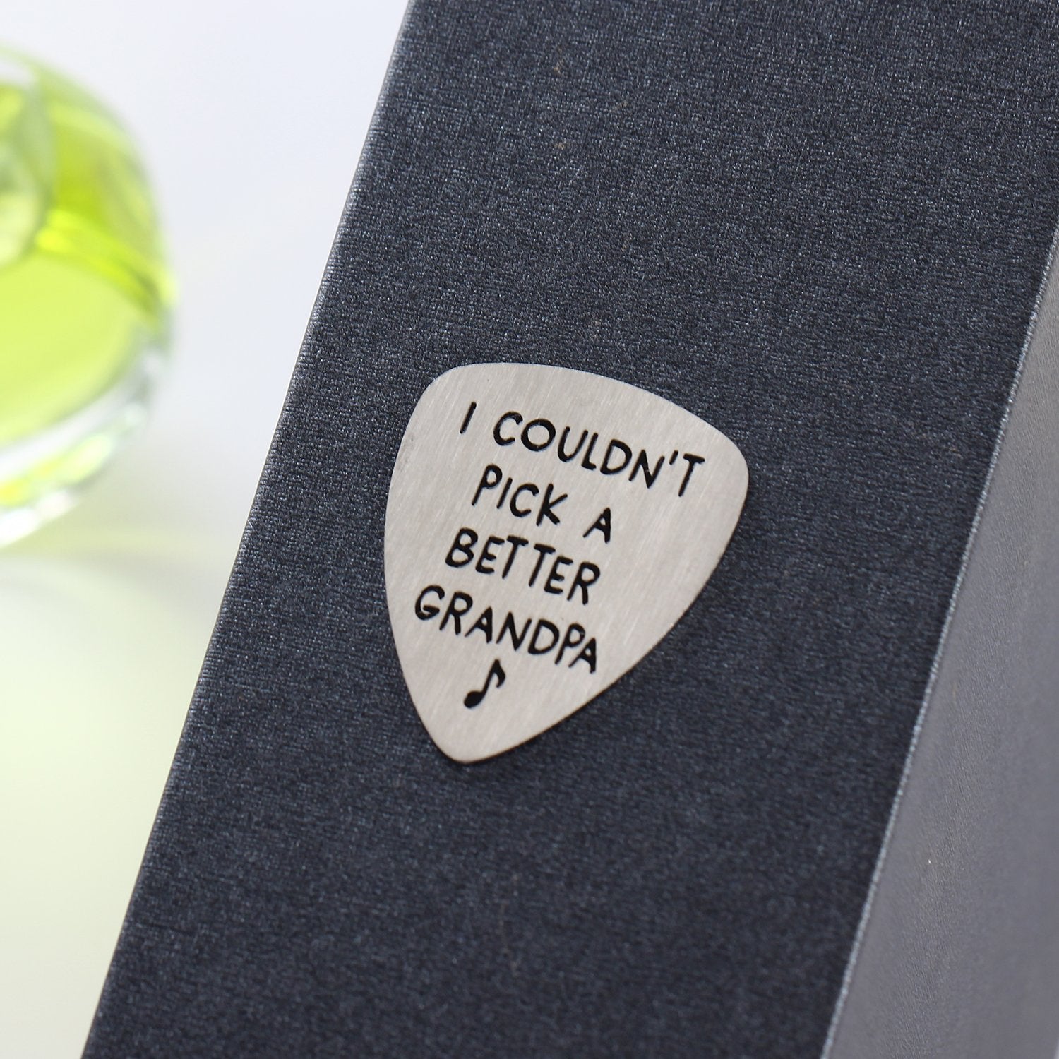 I Couldnt Pick A Better Grandpa Musical Guitar Pick Jewelry Gift for Grandpa