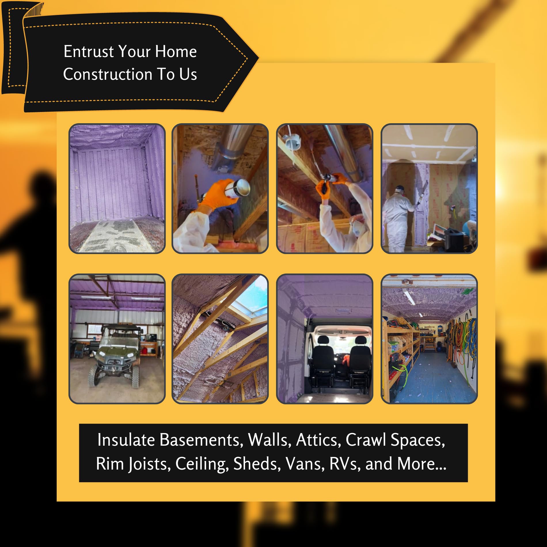 Vega Bond Premium Single Component, Self Expanding, Purplecoat Closed Cell Insulation Spray Foam 29 oz, Acoustic Spray,20 Board