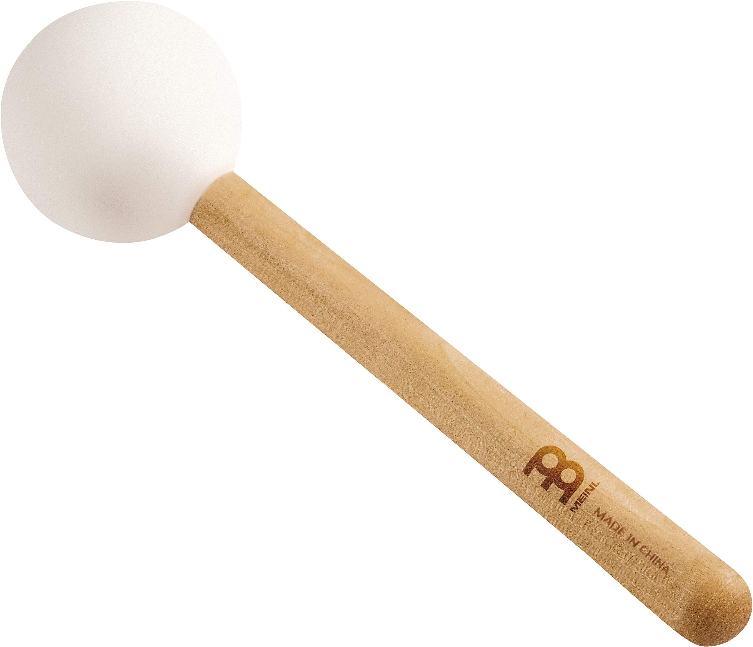 Crystal Singing Bowl Mallet - Rubber Head with Wood Handle - Pure, Clear Tone for Meditation, ASMR, Yoga or Sound Baths, 2-YEAR 