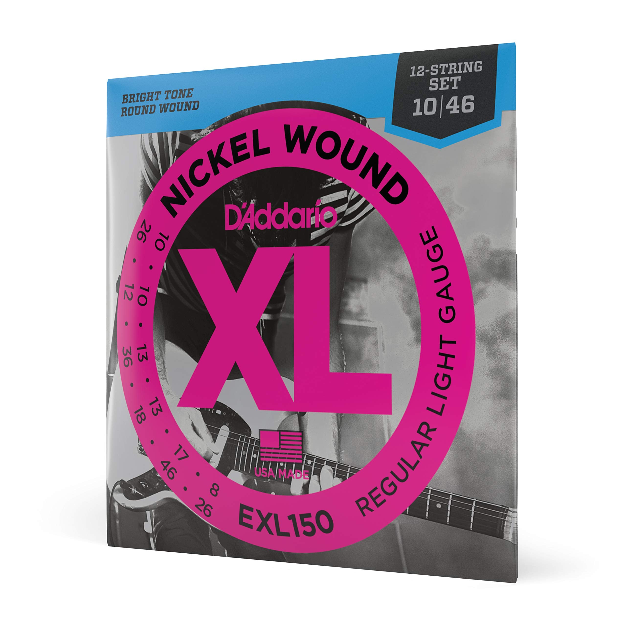 Daddario Guitar Strings - Xl Nickel Electric Guitar Strings - Exl150 - Perfect Intonation, Consistent Feel, Reliable Durability