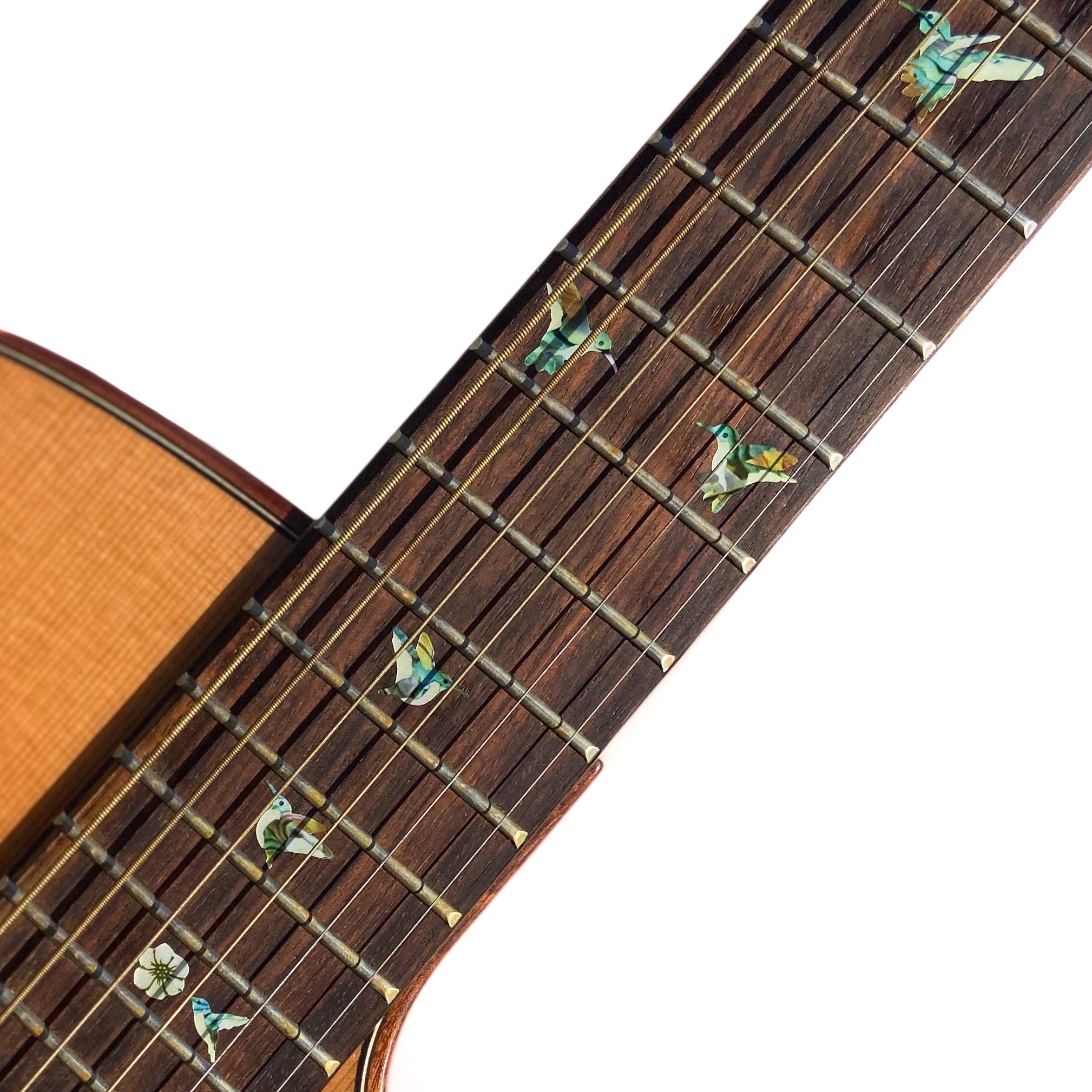 Bee Hummingbirds - Fret Markers Inlay Stickers Decals for Guitars