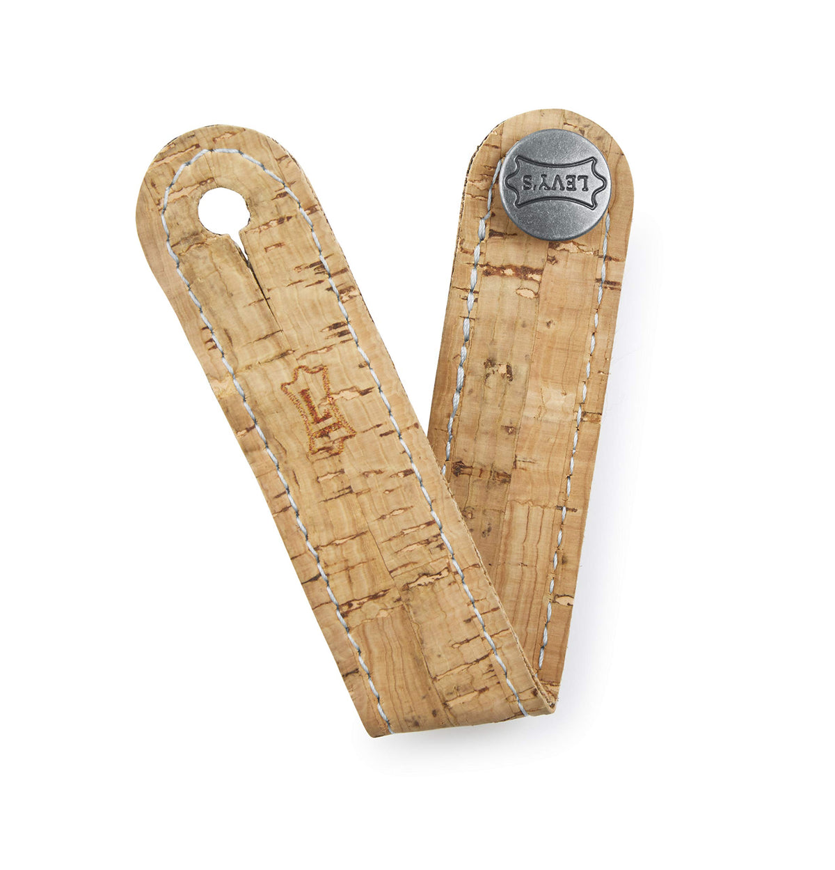Levy'S Leathers Headstock Strap Adapter For Acoustic Guitars; Natural Cork (Mm18X-Nat)