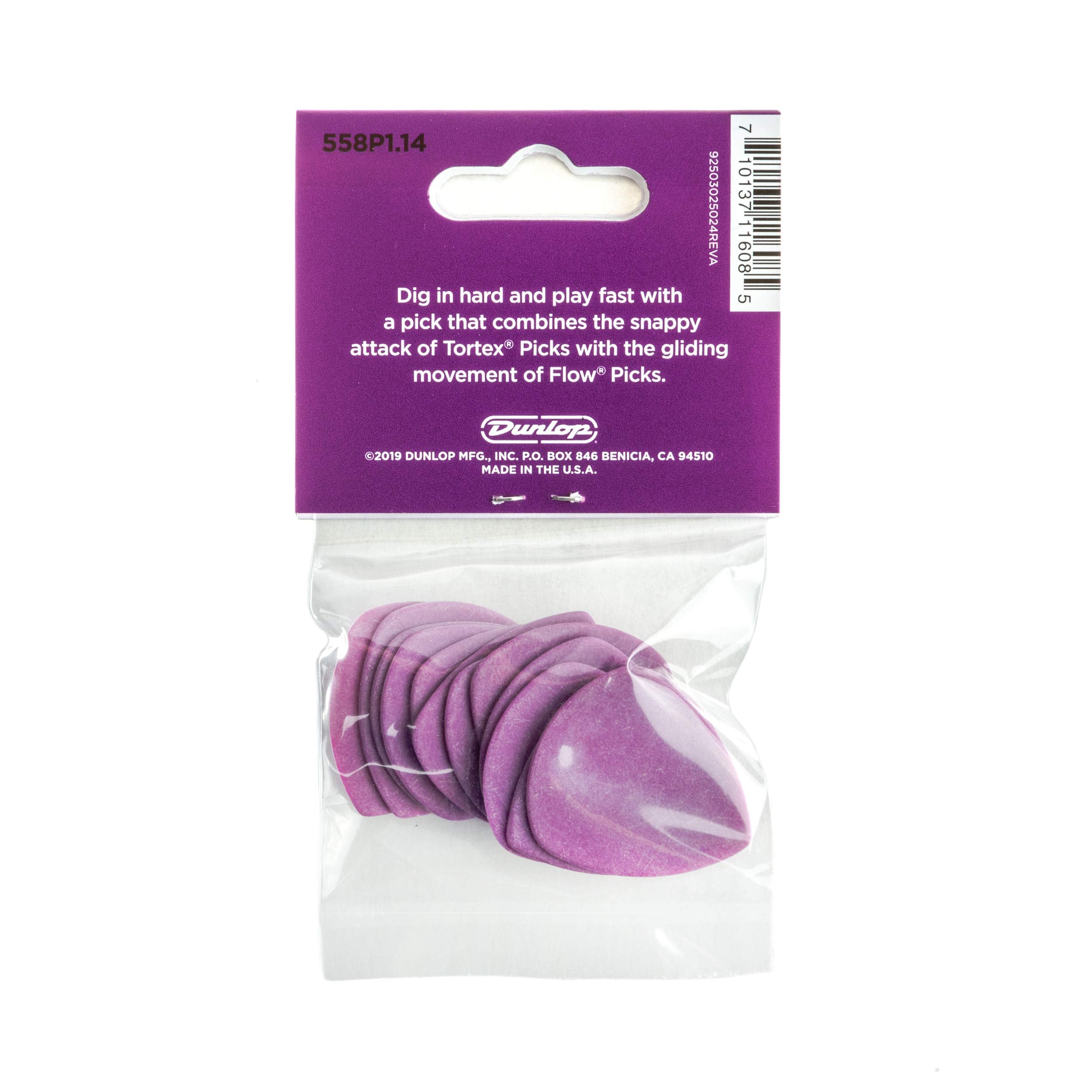 Dunlop Tortex Flow Standard 1.14mm Guitar Picks