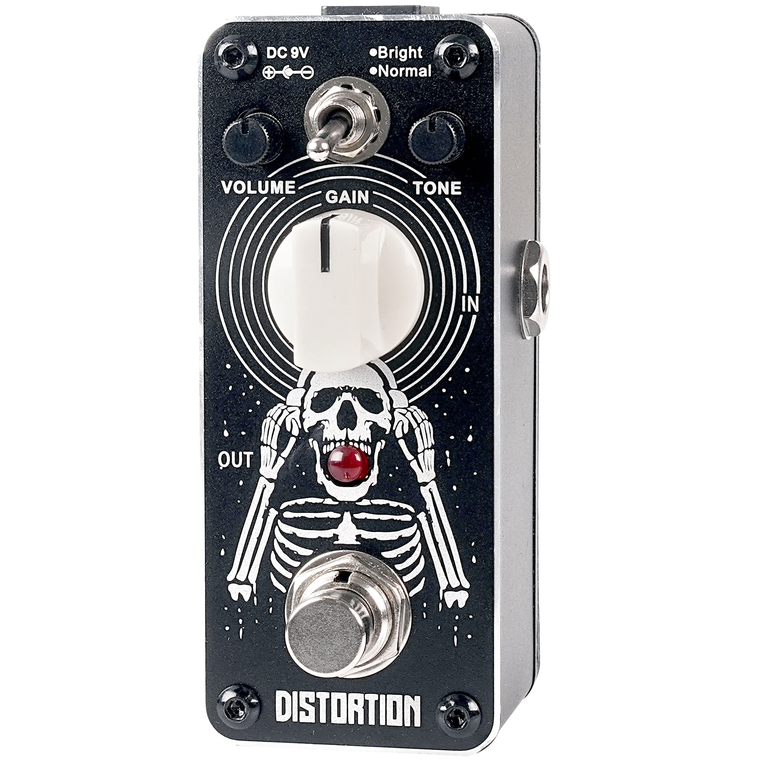 Sondery Distortion Guitar Effect Pedal, Recreation Of 70-80As Classical British Stack Sound - True Bypass, 2 Modes Of Bright And