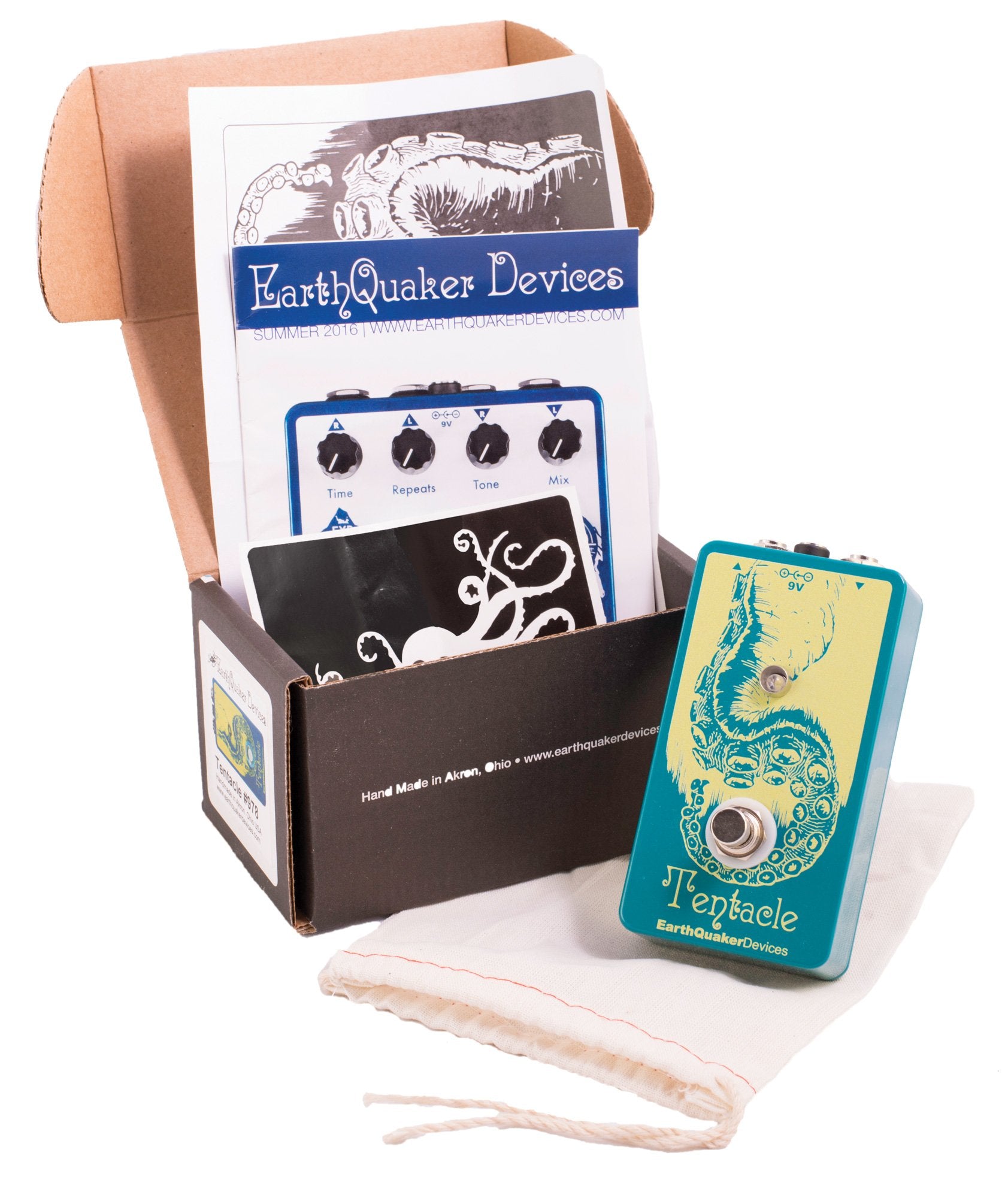 EarthQuaker Devices Tentacle Analog Octave Up Guitar Effects Pedal