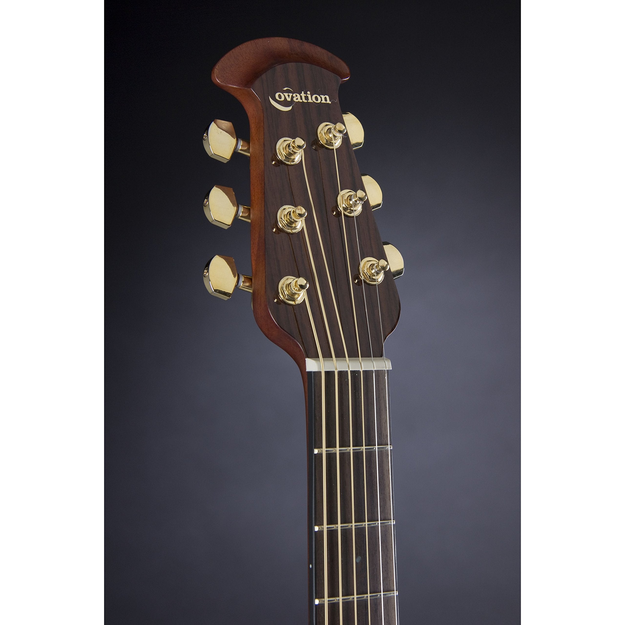 Ovation CE44P-SM Acoustic-Electric Guitar, Spalted Maple
