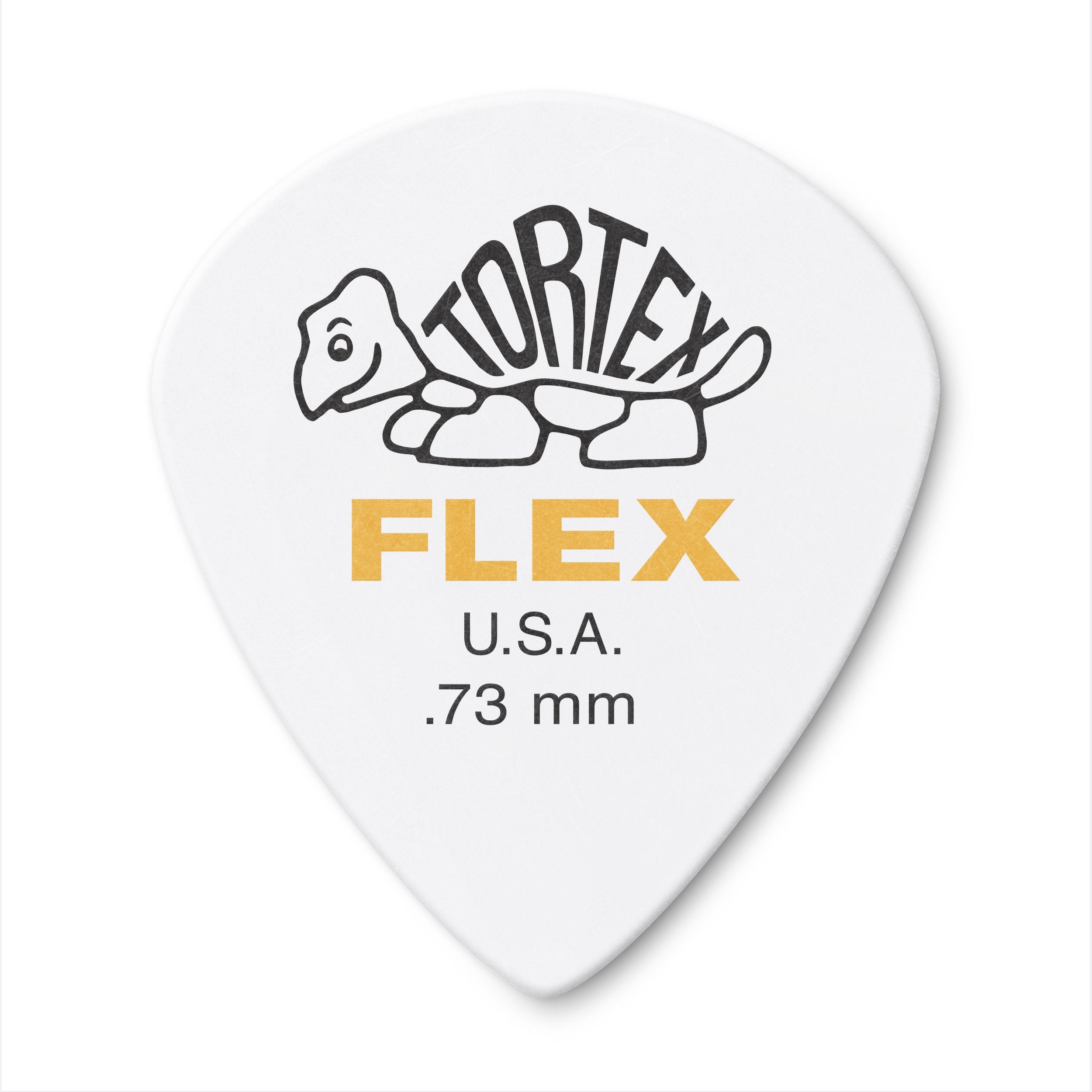 Jim Dunlop Tortex Flex Jazz Iii 73Mm, White Guitar Picks (468P.73)
