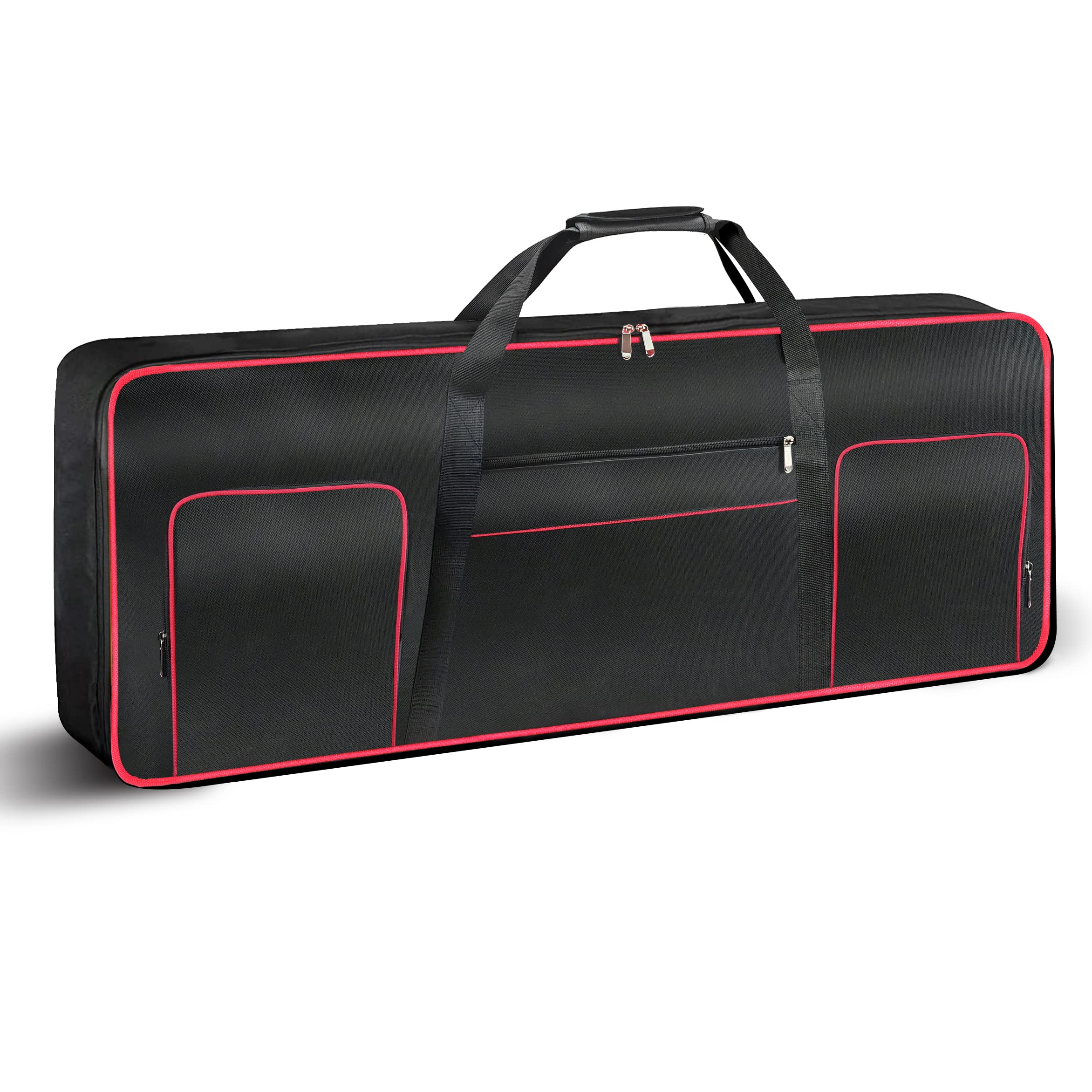 Ruibo 61 Key Keyboard Gig Bag Case,Portable Durable Keyboard Piano Waterproof 600D Oxford Cloth with 10mm Cotton Padded Case Gig