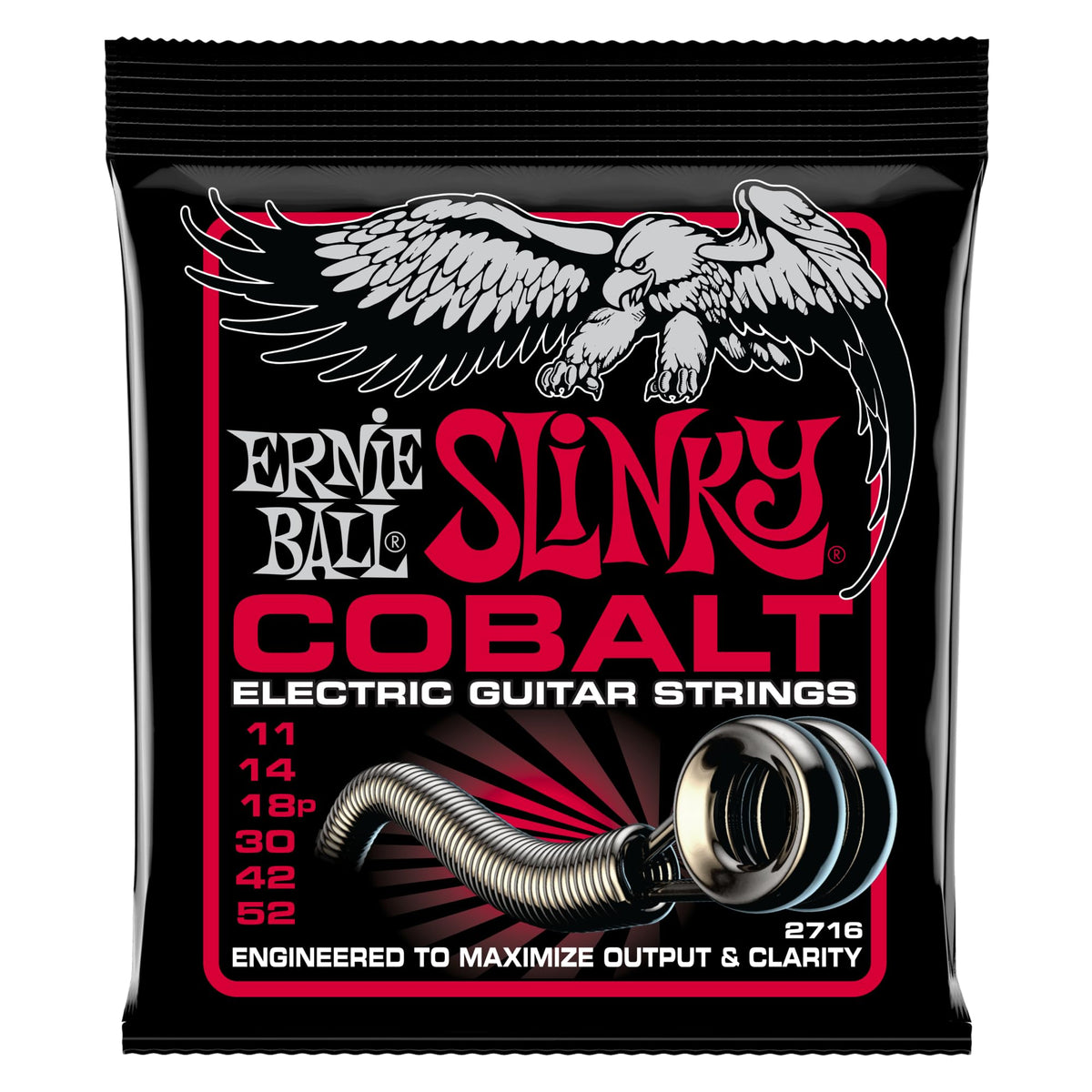 Ernie Ball Burly Slinky Cobalt Electric Guitar Strings 11-52 Gauge
