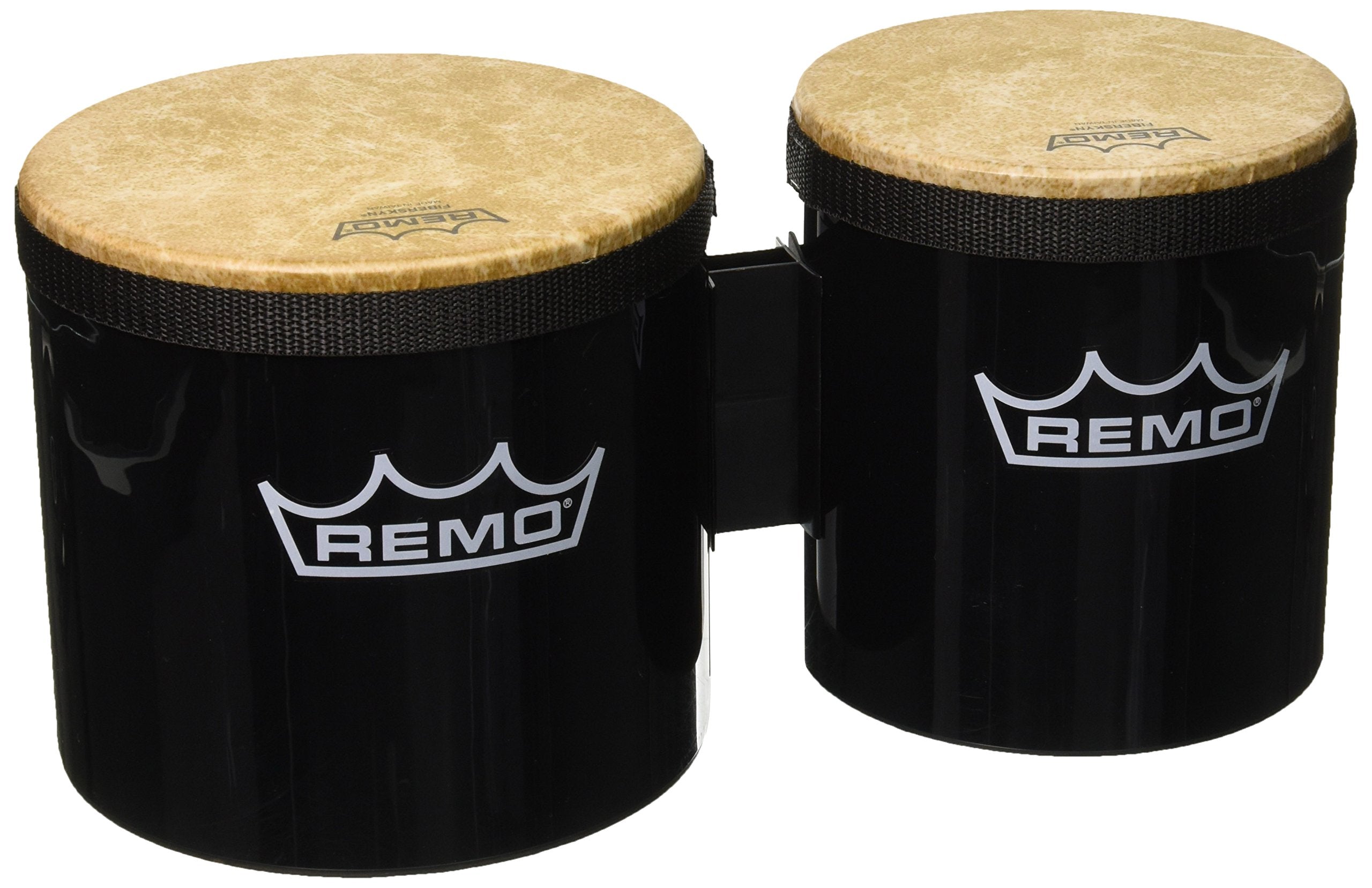 Remo BG-5300-70 Festival Bongo Drum - Black, 6-7