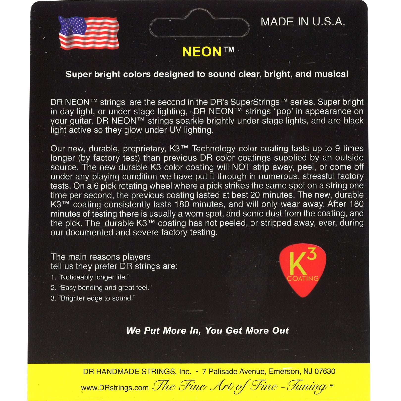 DR Strings HI-DEF NEON Electric Guitar Strings (NYE-9)