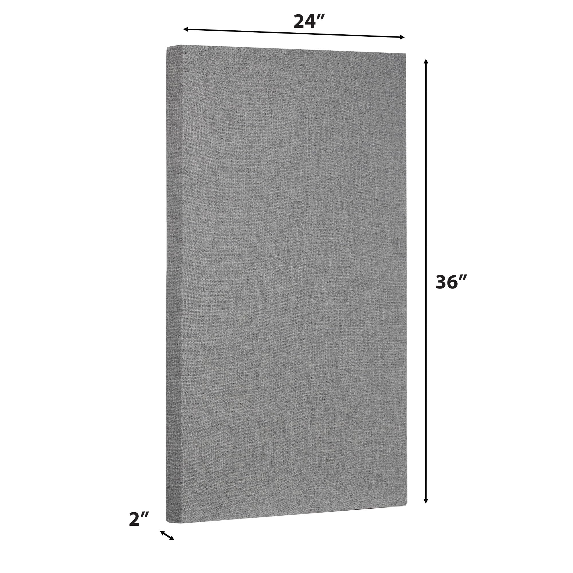 ATS Acoustics Sound Absorbing Acoustic Panel Fire Rated Professional Studio Quality 24'' x 36'' x 2'' (Merle Grey)